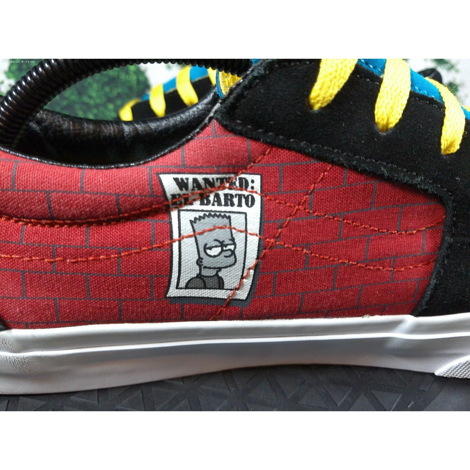 The Simpsons x Sk8Low 'El Barto' Sz 11 VN0A4UUK17A