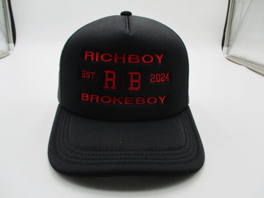 Crowns By Lids Hat Cap Snap Back Mens One Size Black Richboy Brokeboy Trucker0