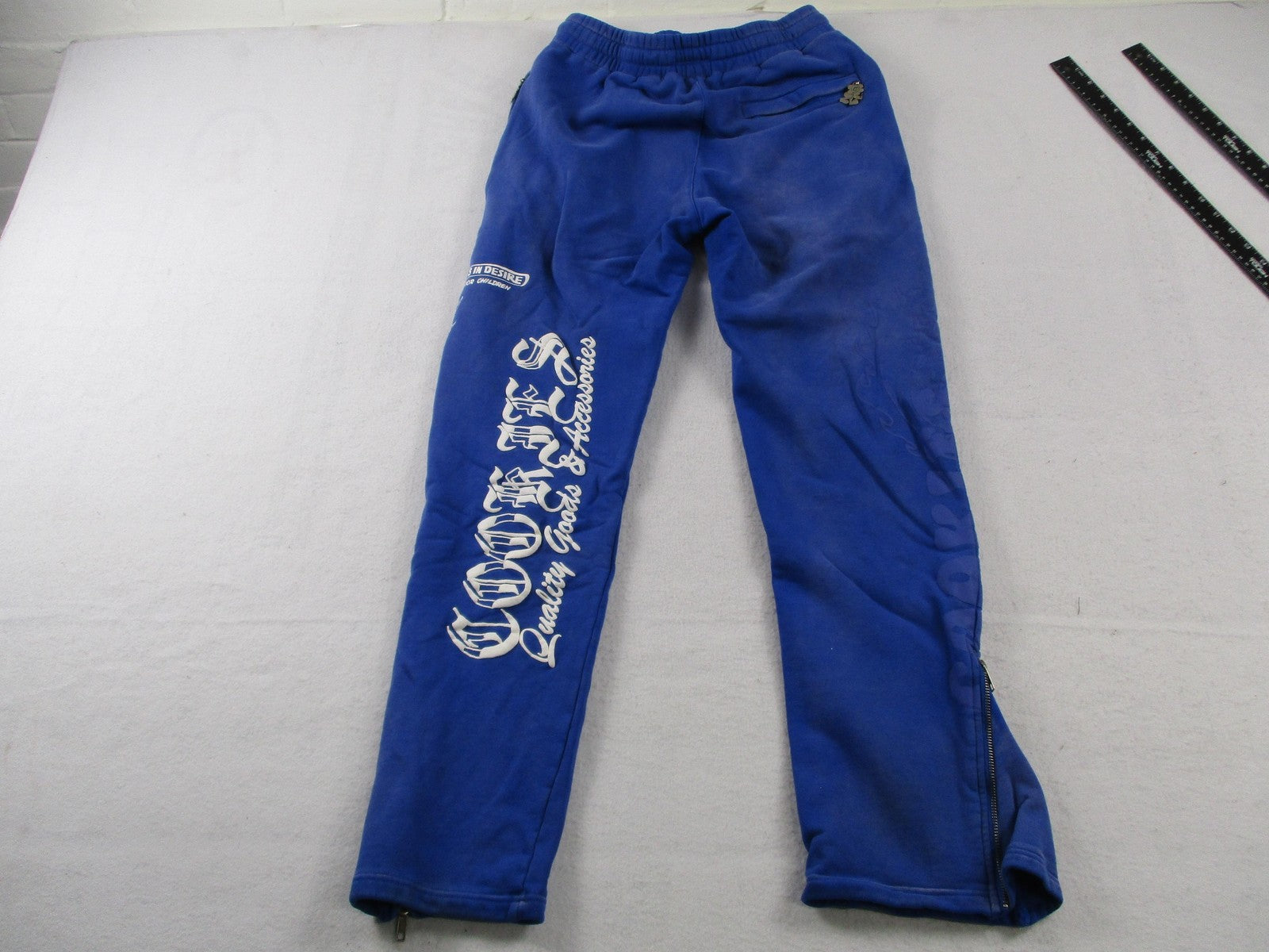 Cookies Sweatsuit Set Mens Medium Blue Weed Graphic T-Shirt Track Pants 420 167618