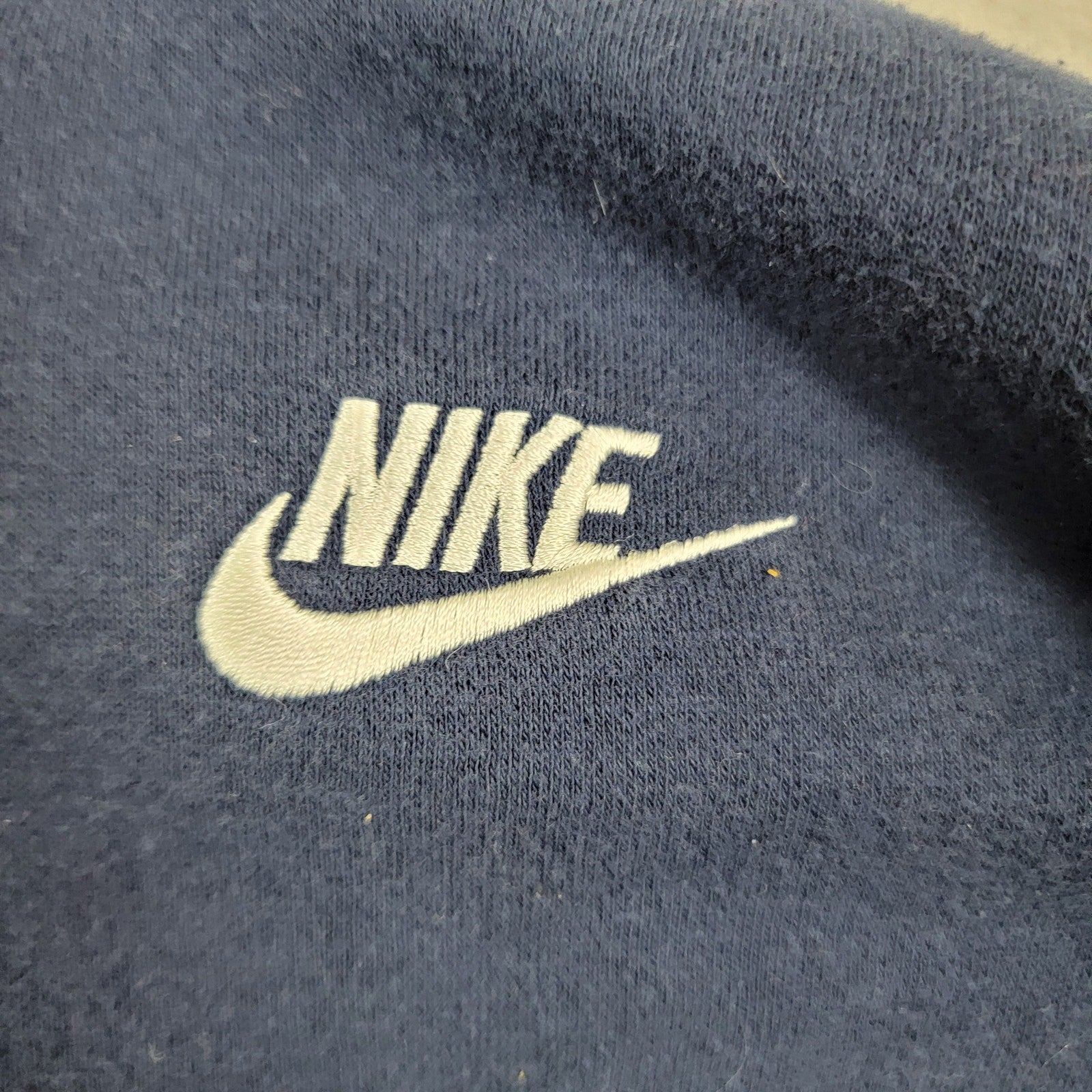 Nike Navy Zip Up Hoodie  Size 56 Years  Fair Condition
