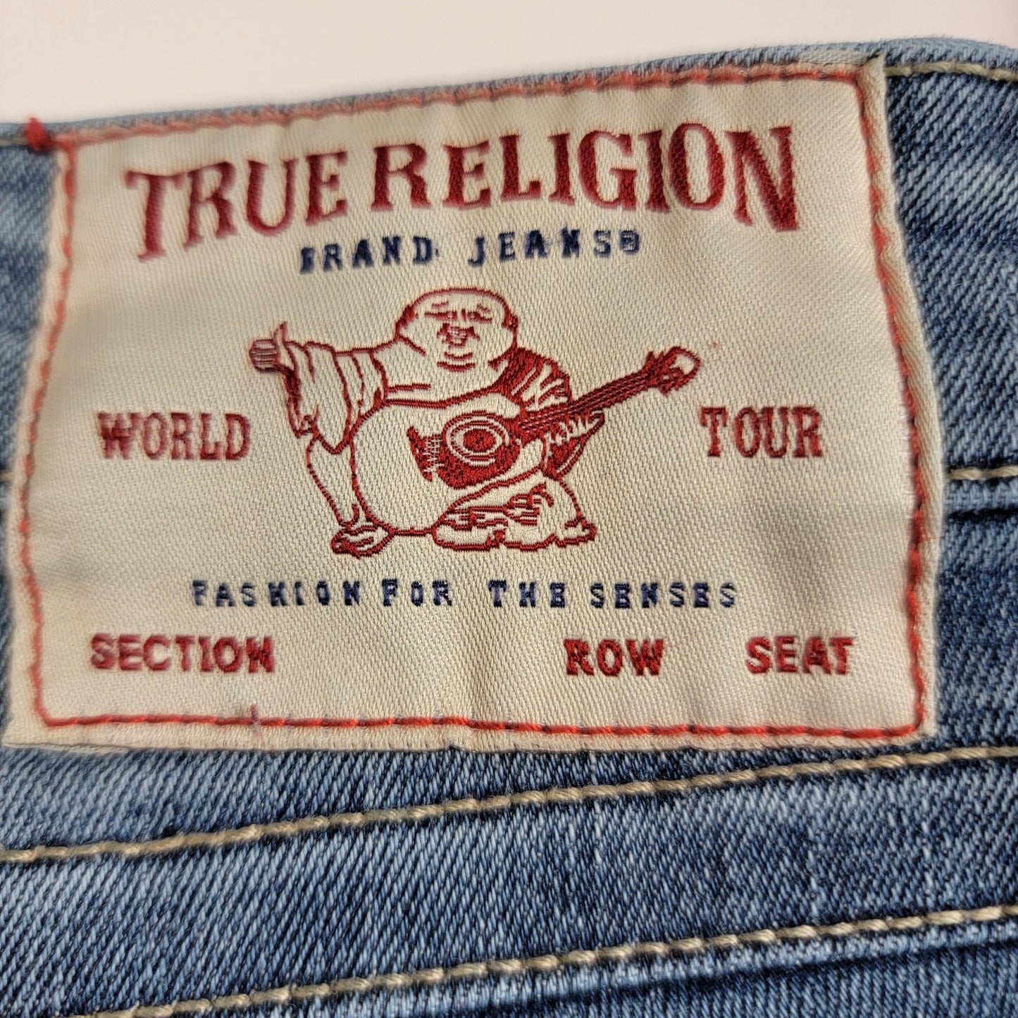 True Religion Joey Flare Jeans  Vintage Blue  Size 27