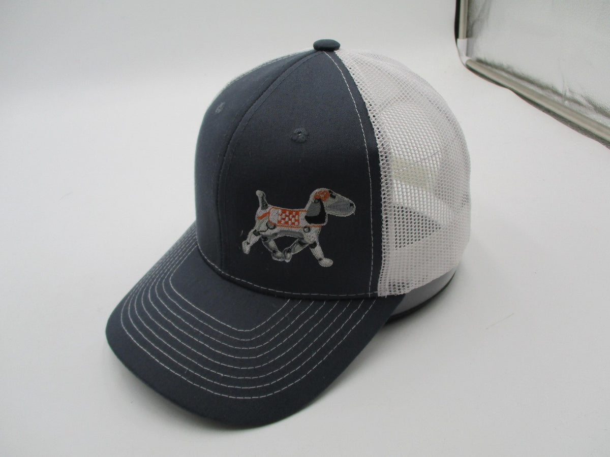 Cobra Hat Cap Snap Back Mens One Size Gray White Dog Graphic Trucker Mesh4