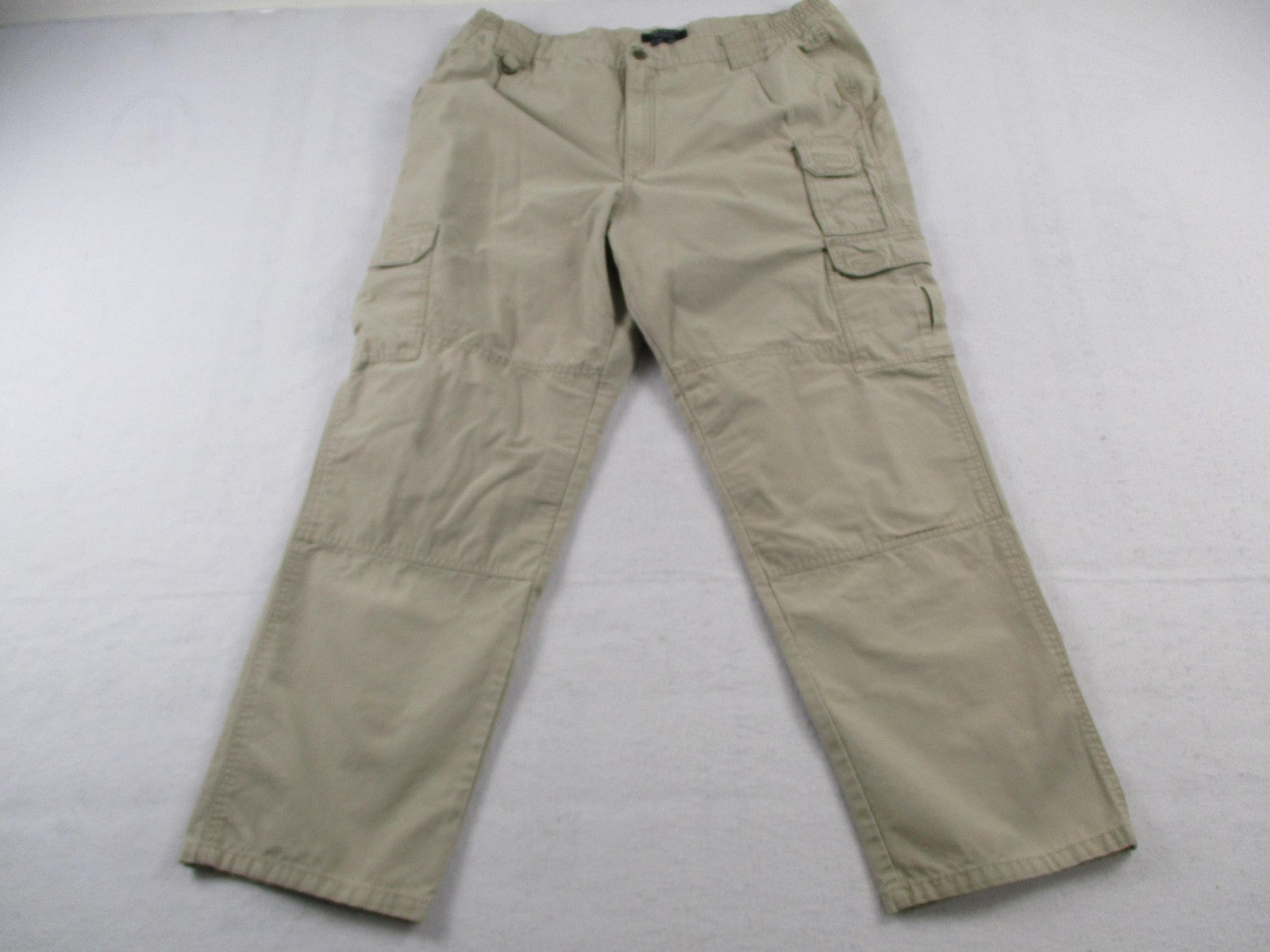 5.11 Tactical Cargo Pants Mens 40x32 Beige Relaxed Fit Cotton Canvas Utility0