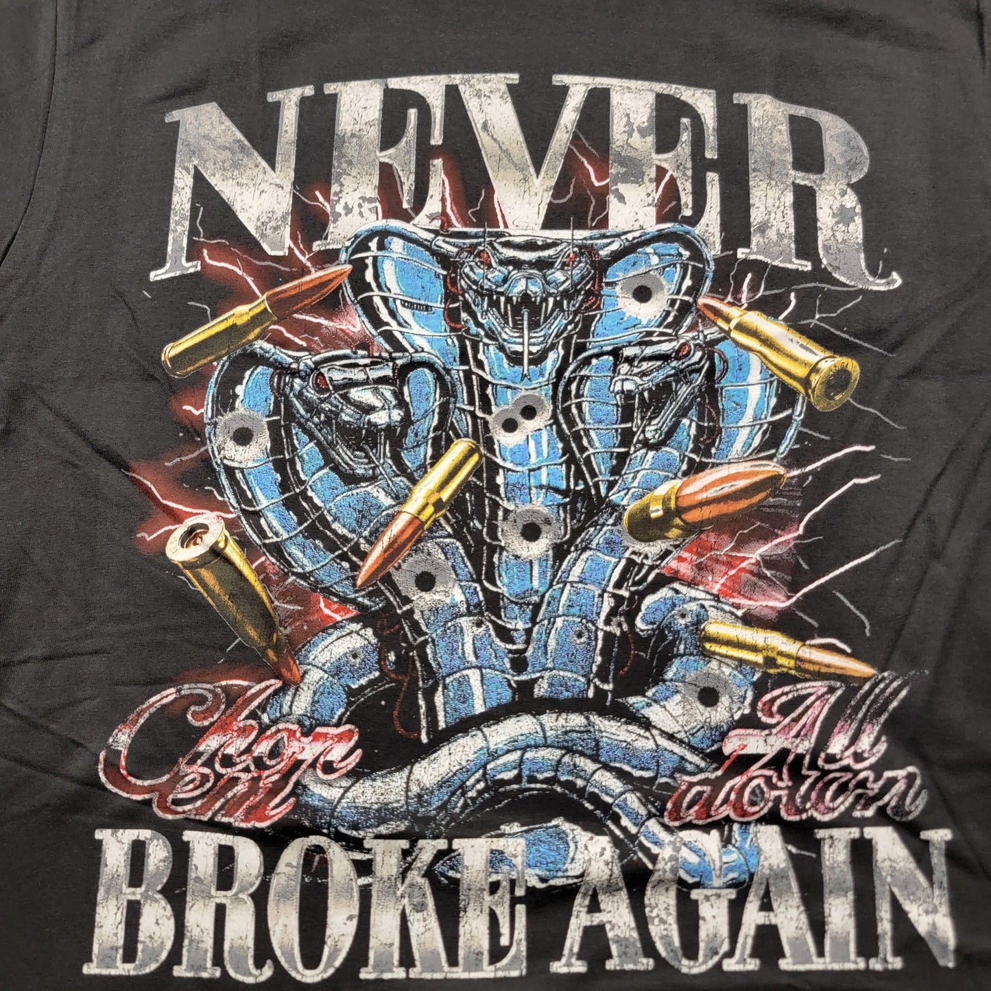 Young Boy Never Broke Again Chopperz Down Tshirt Black Sz L2