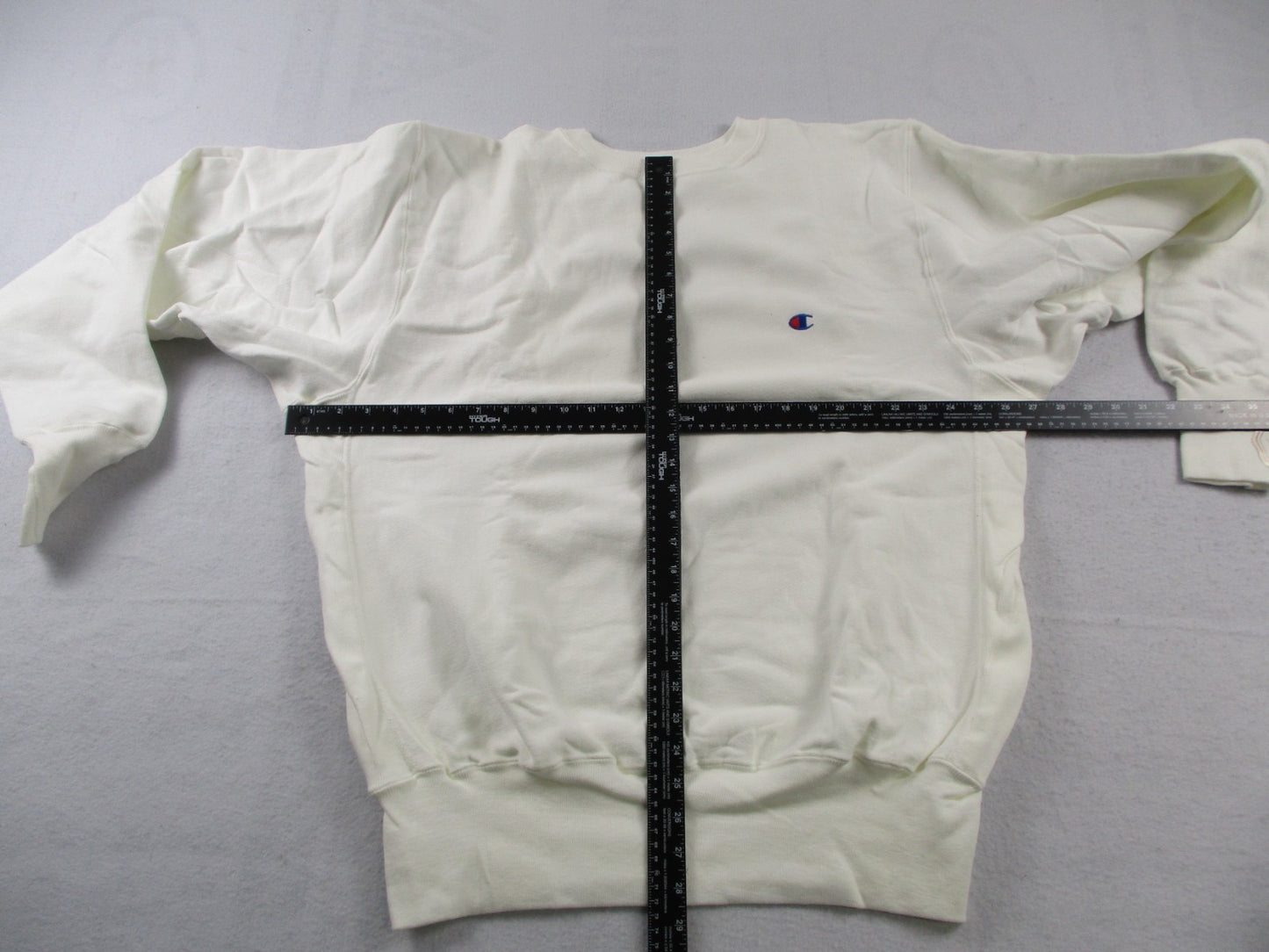 Champion Reverse Weave Crewneck Sweatshirt Vintage 1990s White XXL NWT Made USA7