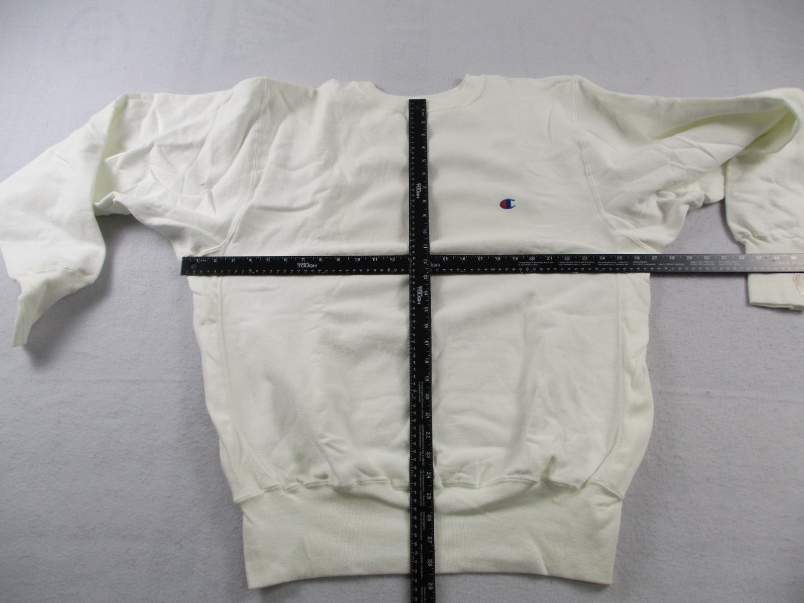 Champion Reverse Weave Crewneck Sweatshirt Vintage 1990s White XXL NWT Made USA7