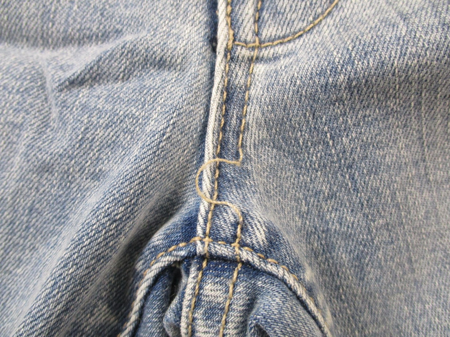 Fidelity Stevie Jeans Womens 26 Blue Slim Straight Slit Hem Daytona Wash 144815