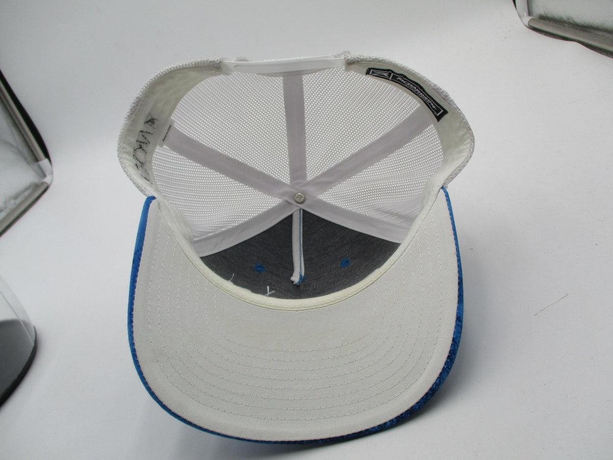 Garmin Hat Cap Snap Back Mens One Size Blue Camo Mesh Trucker Richardson 112PFP9
