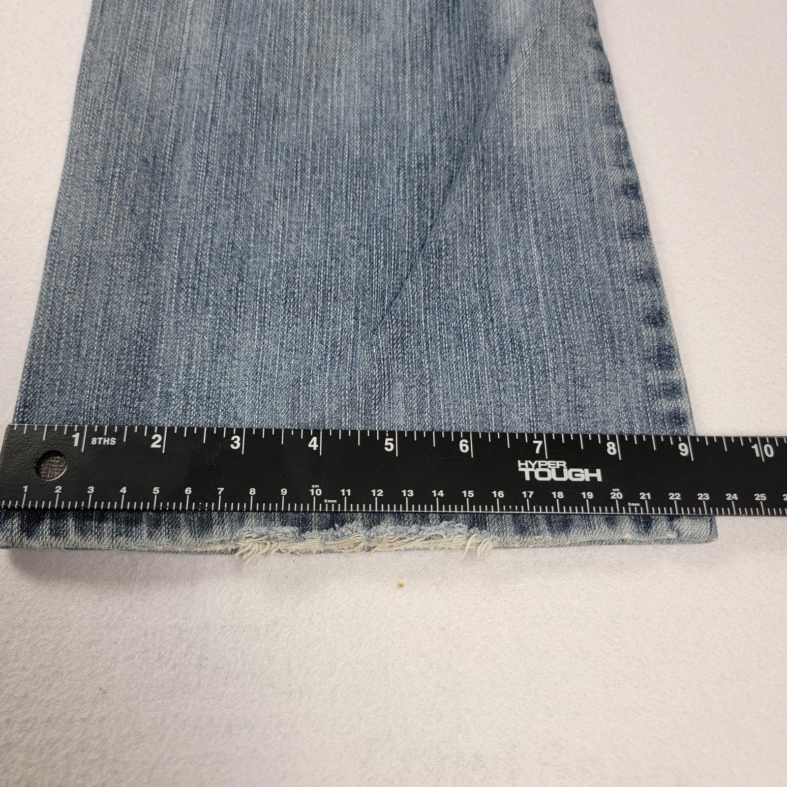 HarleyDavidson Jeans Womens 8 Blue Bootcut Distressed Denim Biker Pants