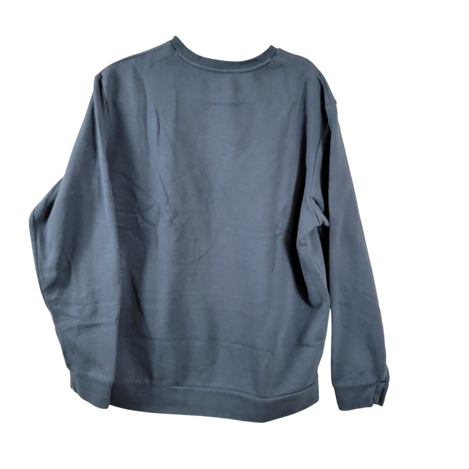 Adidas Blue Long Sleeves Sweatshirt Mens Sz L
