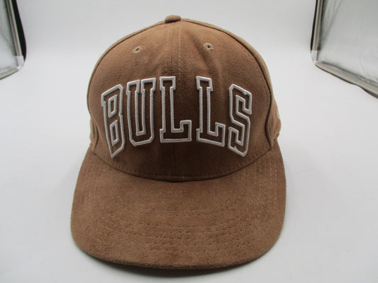 Chicago Bulls Hat Cap Snap Back One Size Brown NBA Basketball Mens Ultra Game0