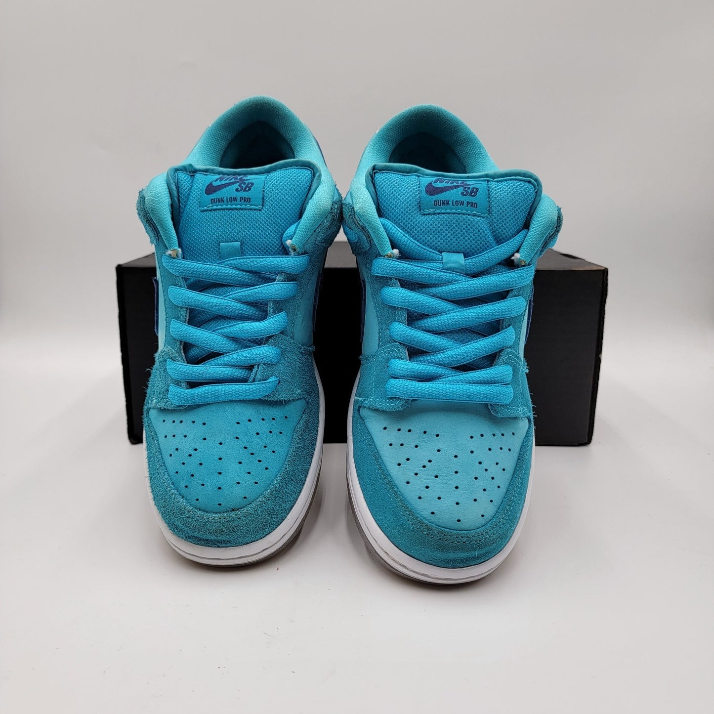 Nike Men's SB Dunk Low 'Blue Fury' Sz 8 Preowned BQ6817-400