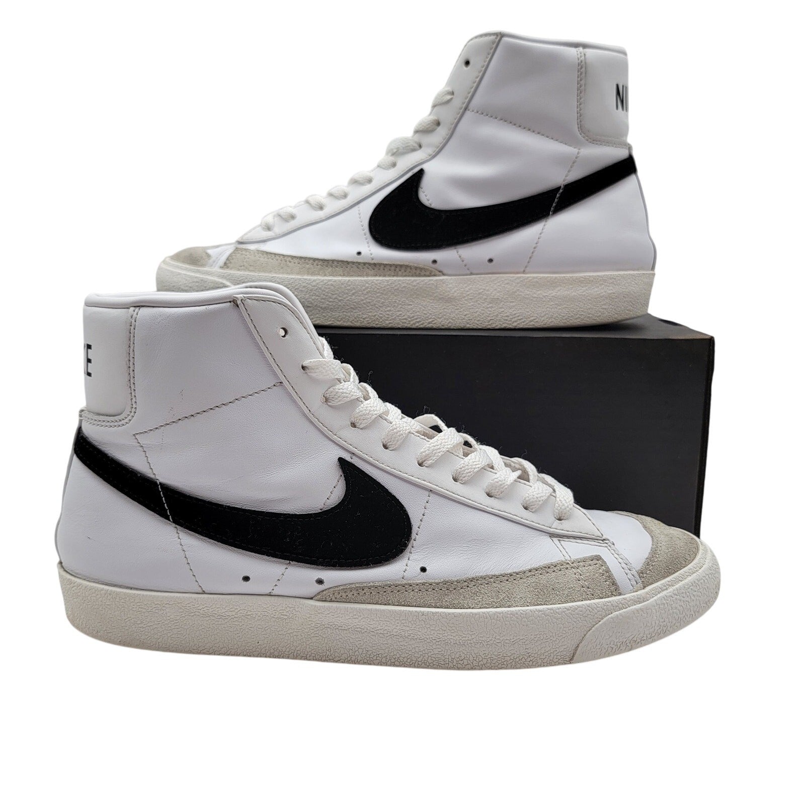 Nike Blazer Mid '77 Vintage White Black Men's Size 11.5
