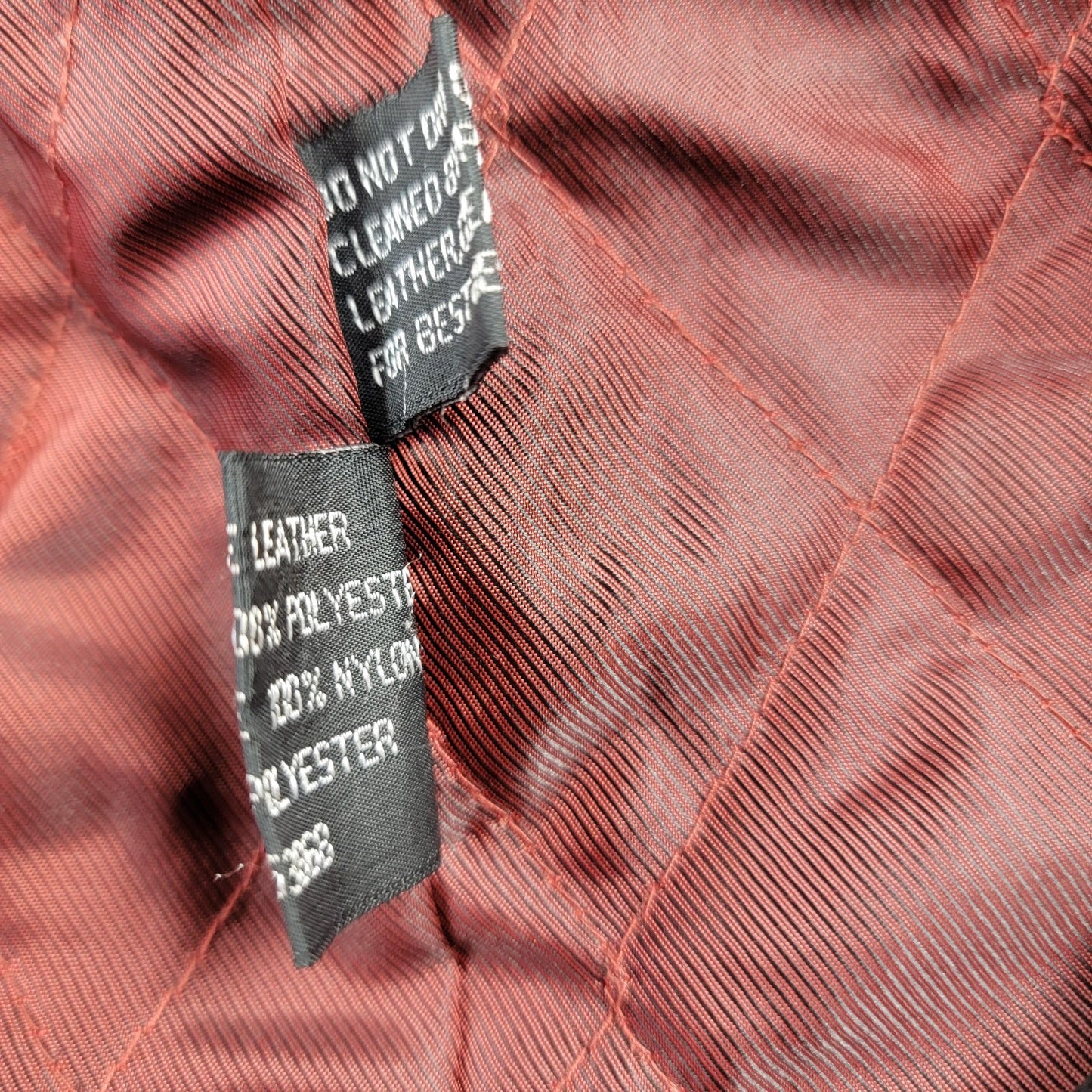 Studio Concepts Leather Jacket Mens Large Quilted Lined Europe Craft Vintage 8823