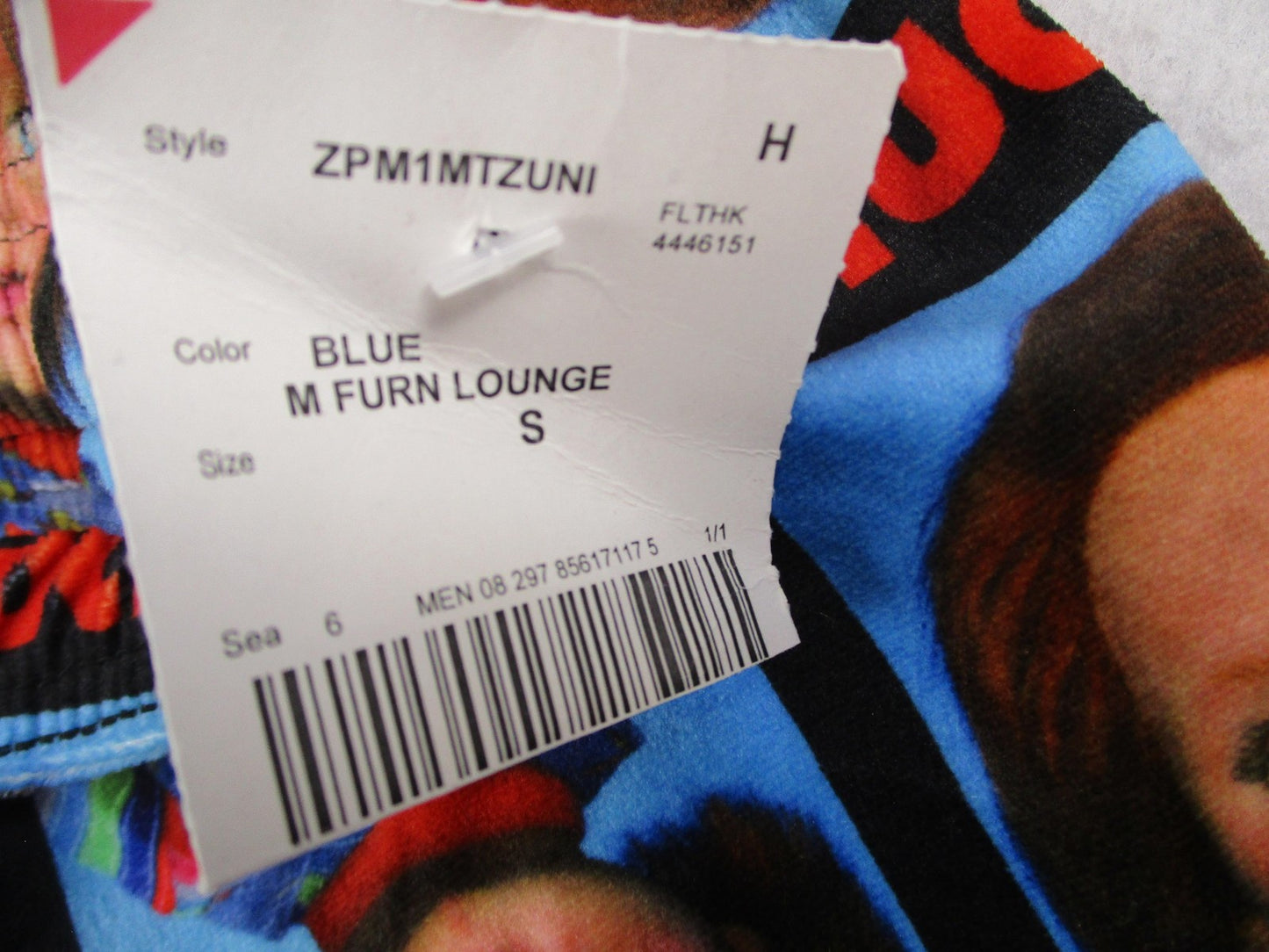 Chucky Sleep Pants Mens Small Blue Fleece Lounge Pajama Horror Childs Play 12555