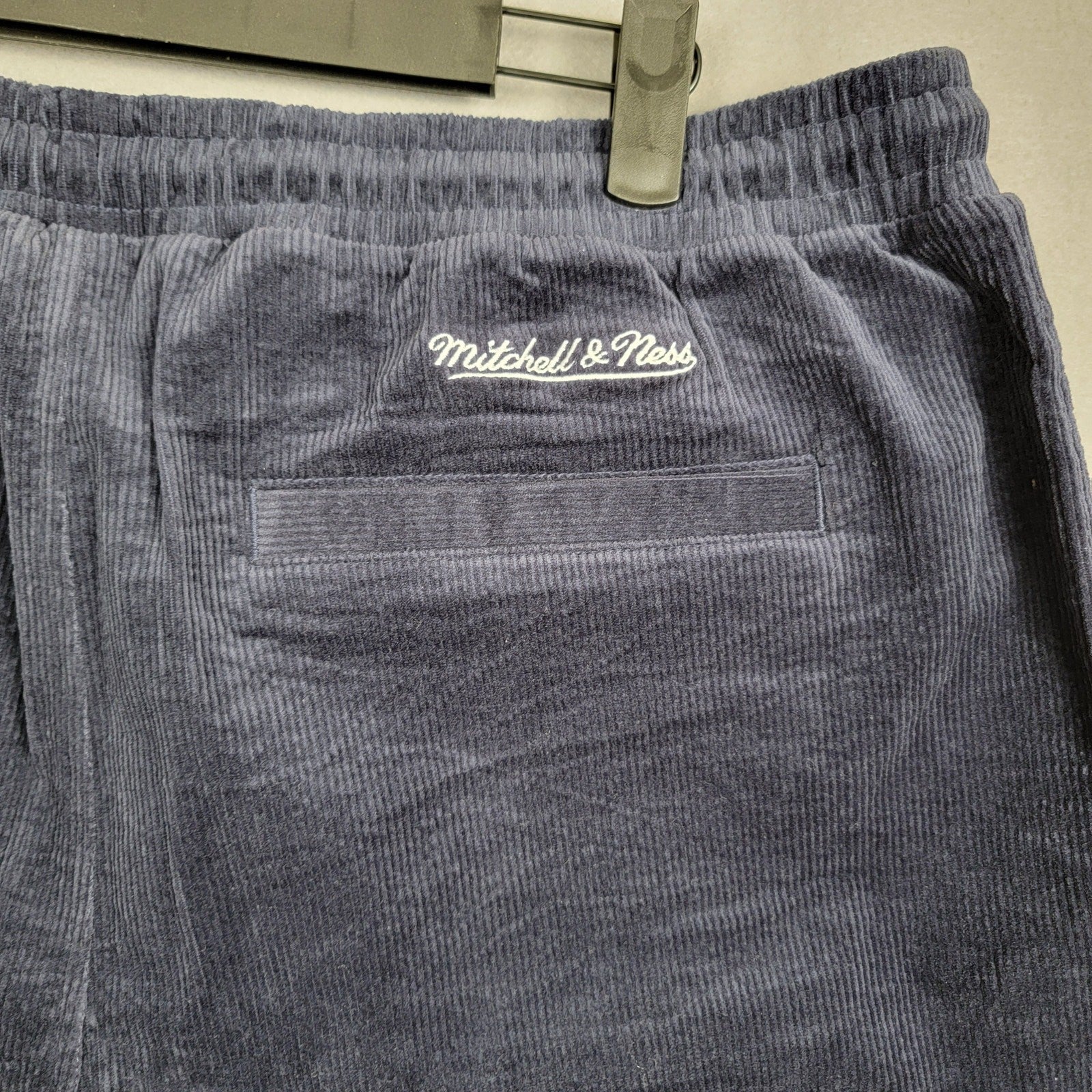 Mitchell & Ness Lakers Comet Shorts Midnight Navy Corduroy XL New