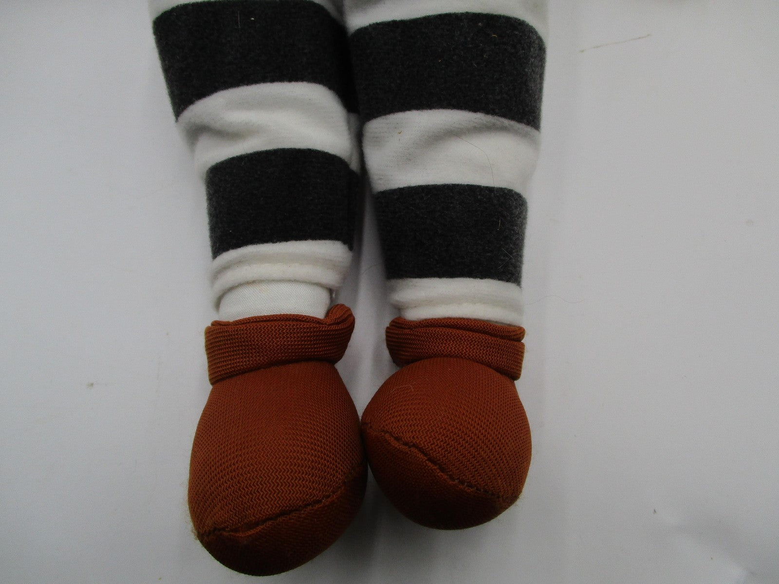 Vintage Play-By-Play Moe Three Stooges Prisoner Plush Doll Medium Black White3
