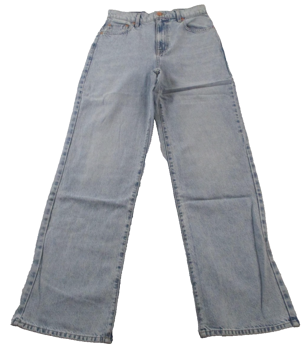 Modern American Rexford Jeans Womens 26 Alaska Blue High Rise Straight USA 14680