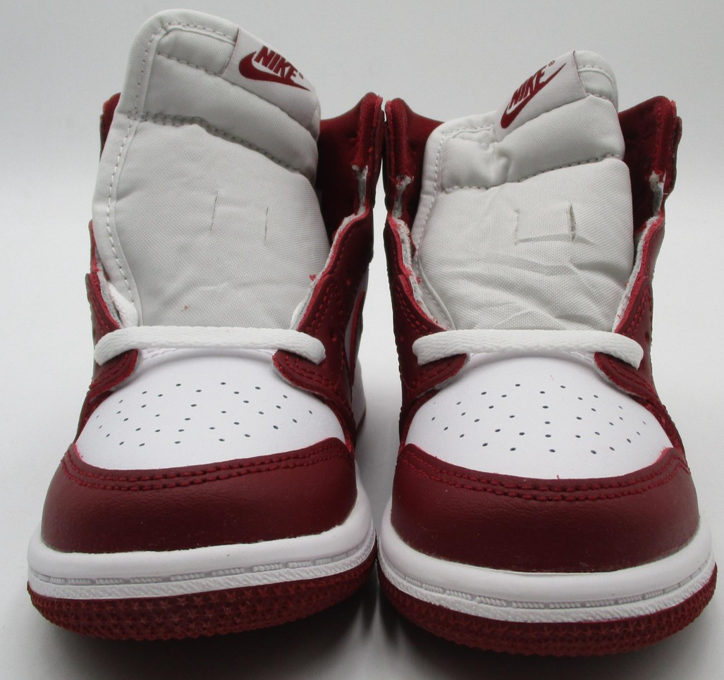 Air Jordan 1 Retro High OG TD 'Artisanal Red' Boys Size 10C FD1413-160 New w Box4