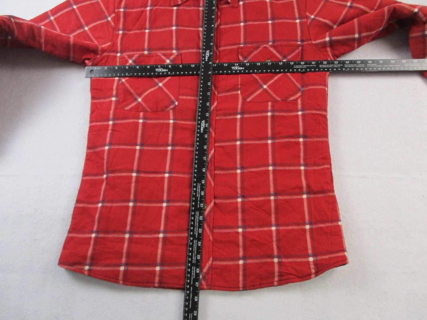 Northwest Territory Shacket Men's Medium Red Plaid Quilted Flannel Outdoor 14828