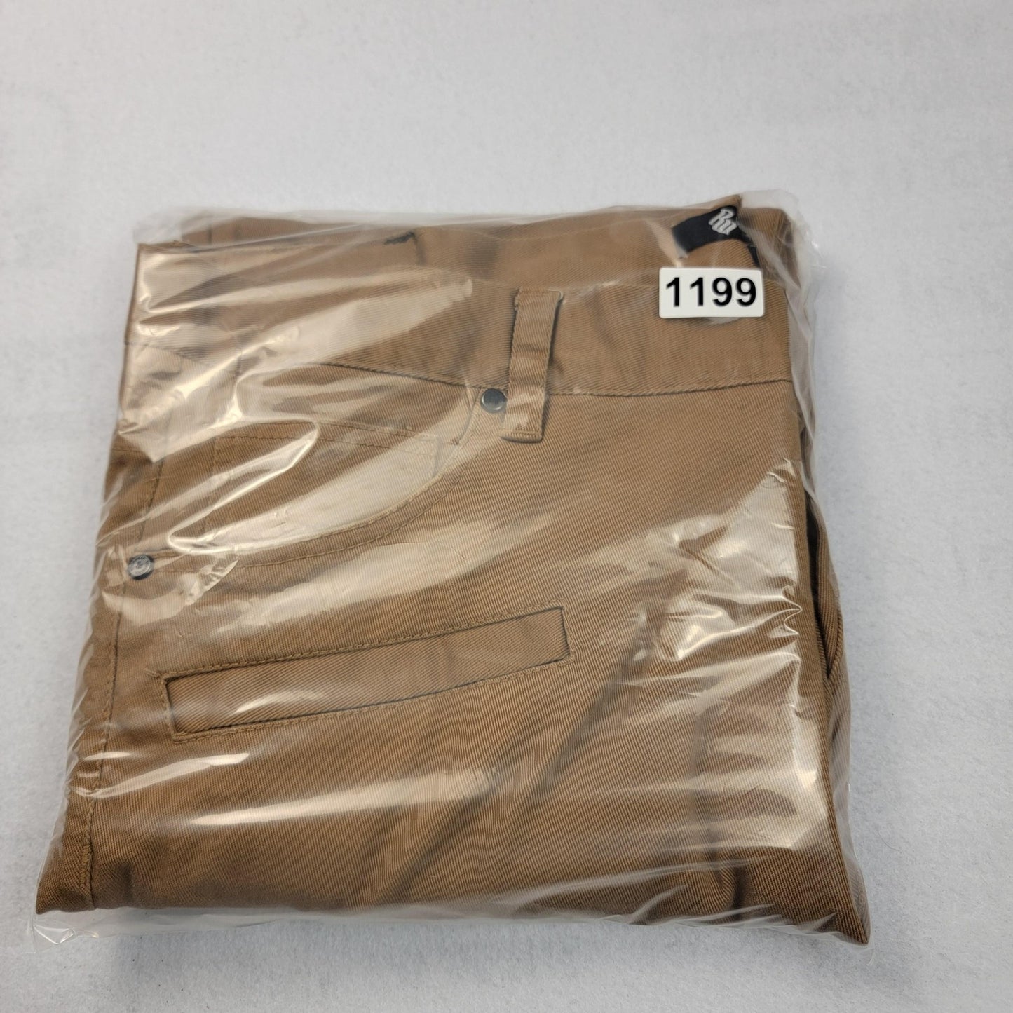 Rocawear Pants Men 42x32 Tan Khaki Slim Fit Chino Twill Side Stripe Stretch 11997