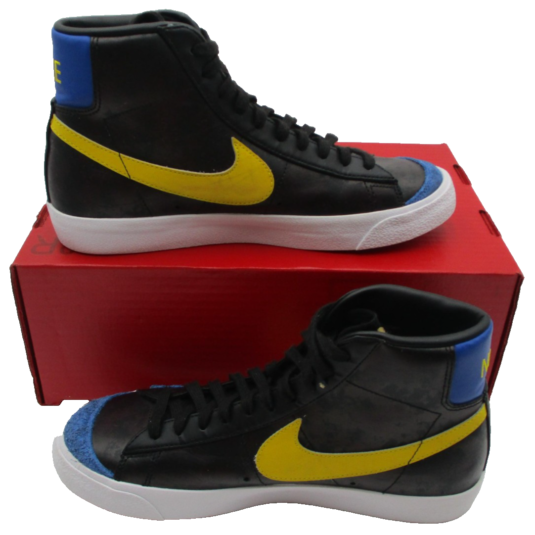 Nike Blazer Mid '77 Peace Love Basketball Shoes Mens 8.5 Black DC1414-001 (1U6)3