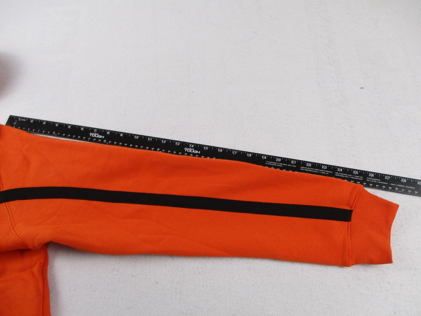 D73 USA Hoodie Mens 2XL Orange Full Zip Hot Wheels Racing 68 Graphic New 12888910