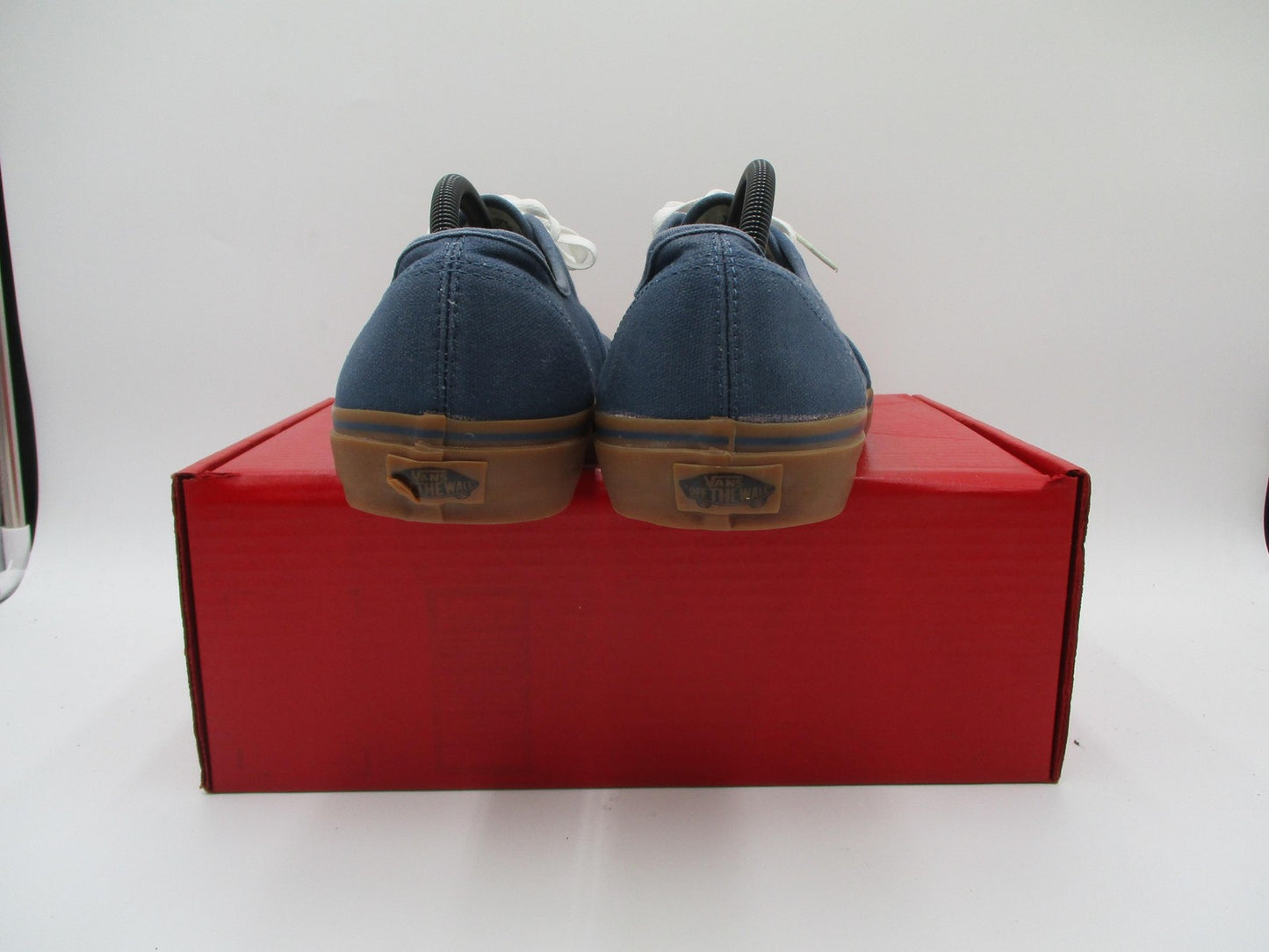 Vans Shoes Mens Size 12 Blue Canvas Gum Sole Low Top Lace Up Skate Casual 1D64