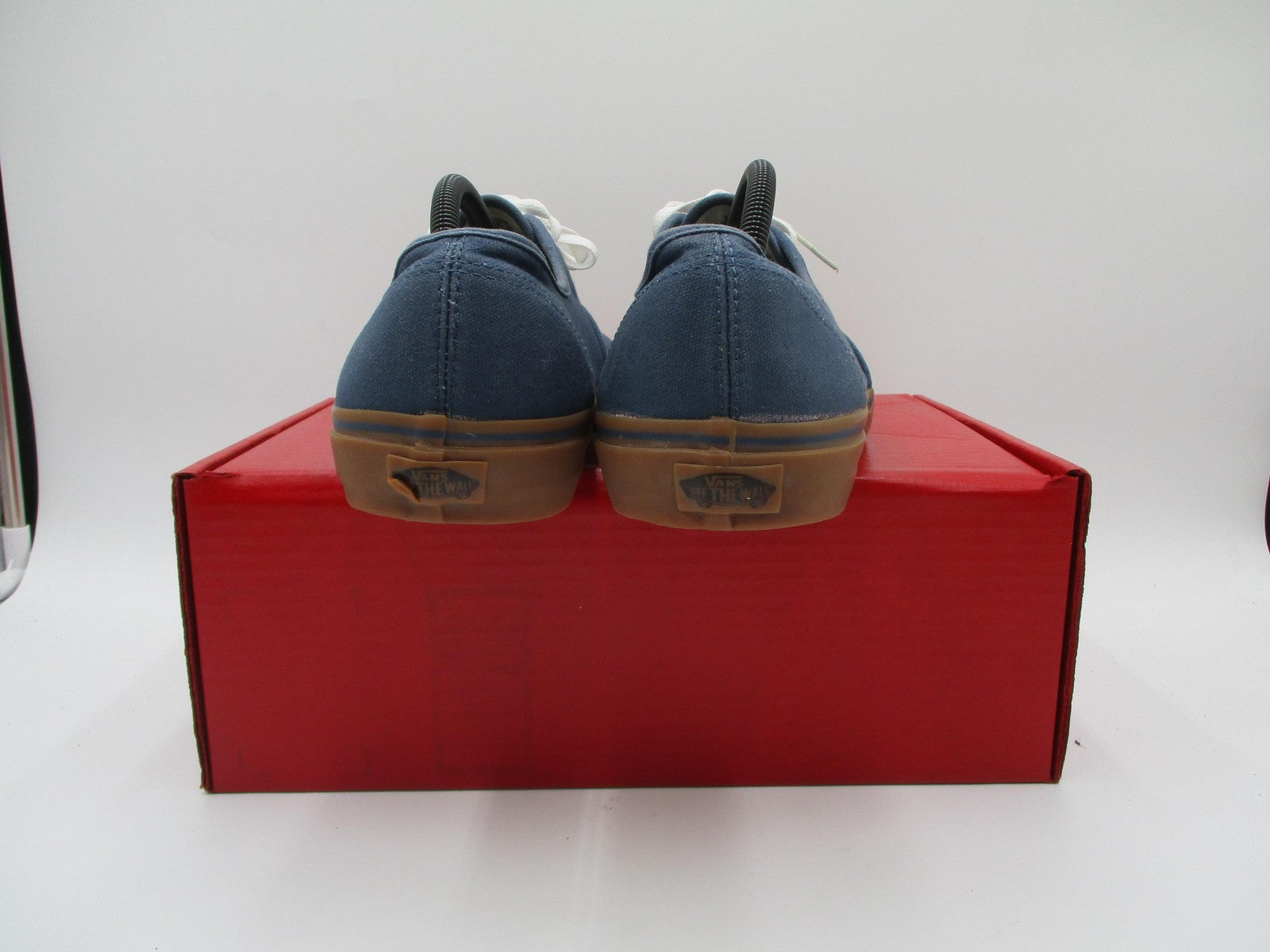 Vans Shoes Mens Size 12 Blue Canvas Gum Sole Low Top Lace Up Skate Casual 1D64