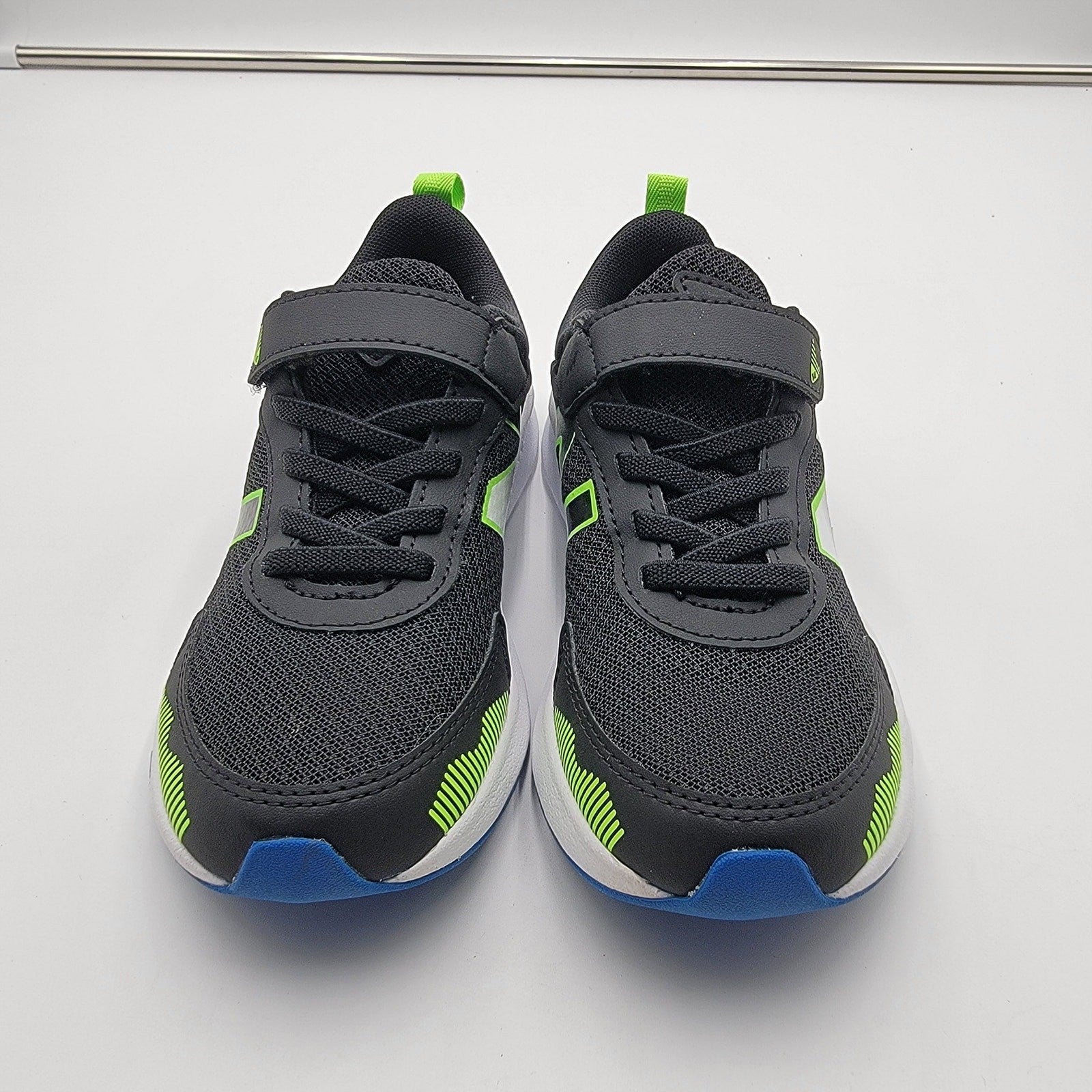 New Balance 545 Bungee Lace Little Kid 'Black Pixel Green' Sz 12
