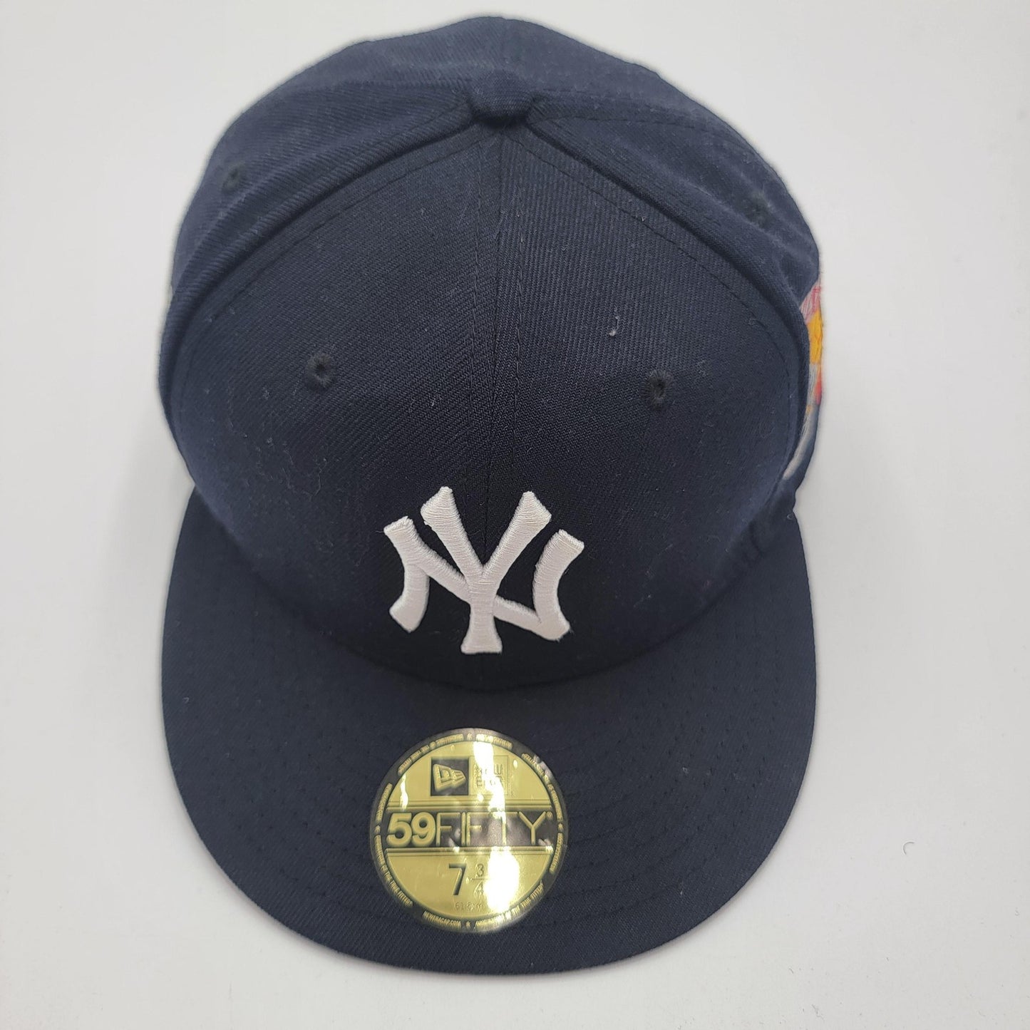 New York Yankees Hat Cap Fitted Mens 7 3/4 MLB Baseball Charlotte Tour New Era6