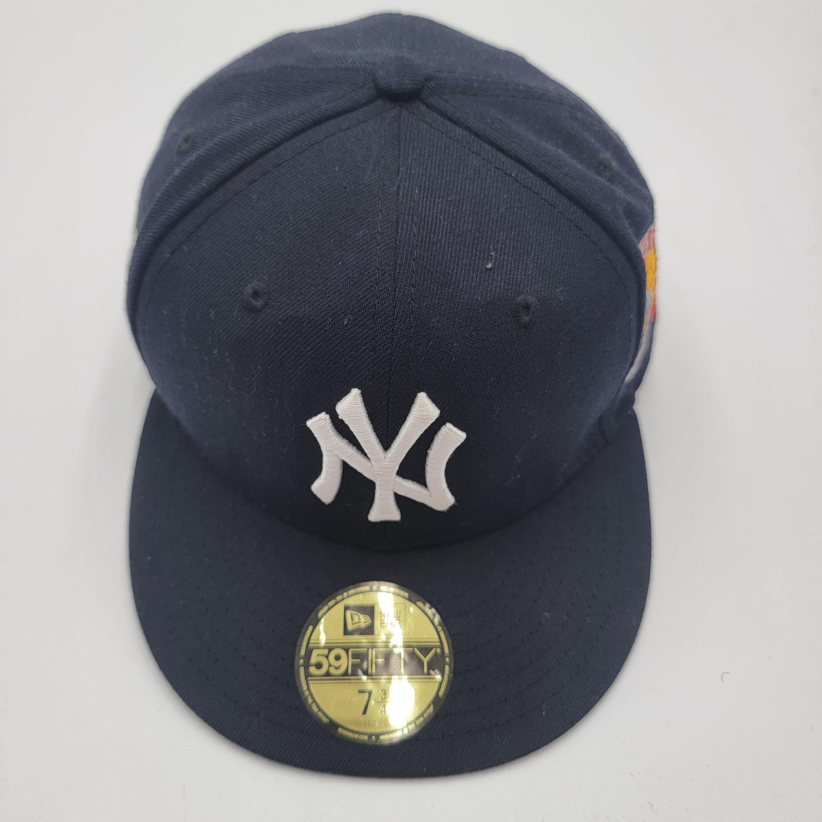 New York Yankees Hat Cap Fitted Mens 7 3/4 MLB Baseball Charlotte Tour New Era6
