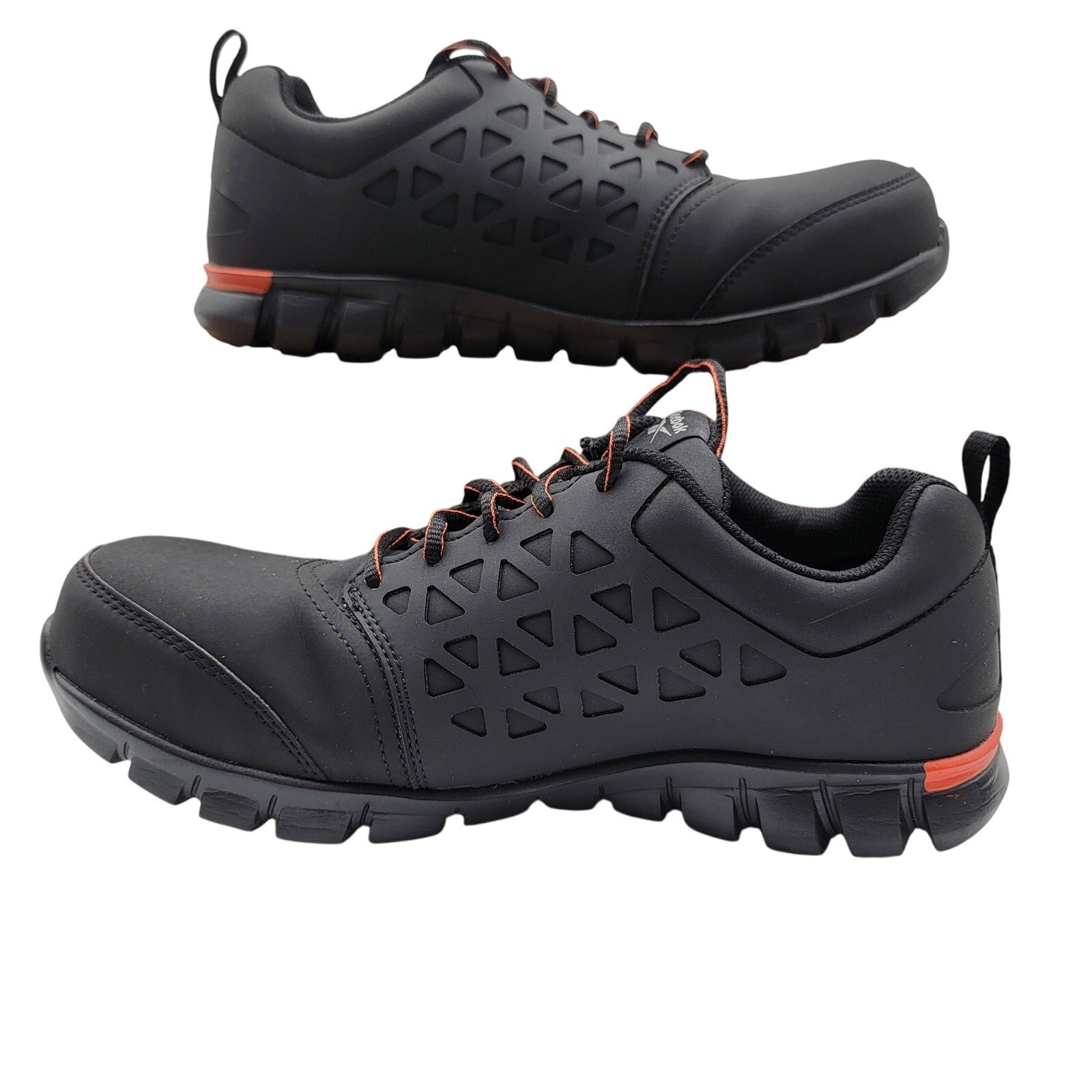 Reebok Sublite Cushion Mens Black Work Shoe CT Sz 10W RB4050