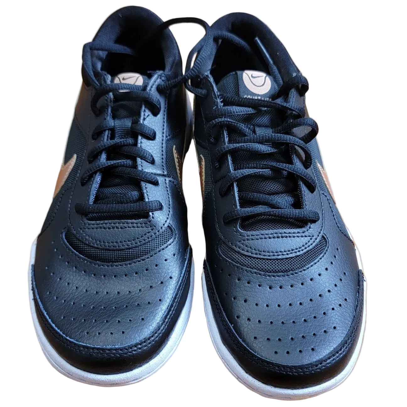 Wmns NikeCourt Zoom Lite 3 Black Metallic Red Bronze Sz 7.5