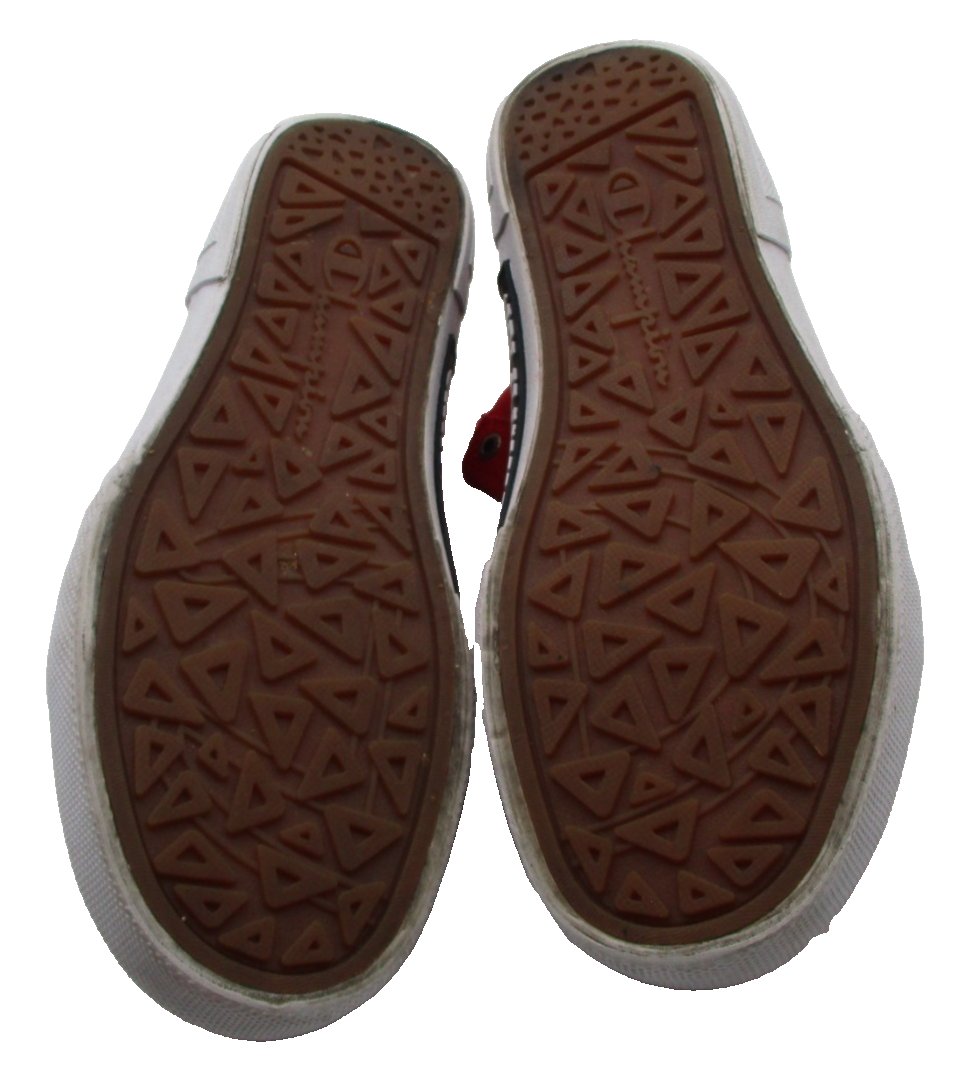 Champion Freshman Mid Top Sneaker Red Navy Youth 6.5Y Womens 8 Pre-Owned5