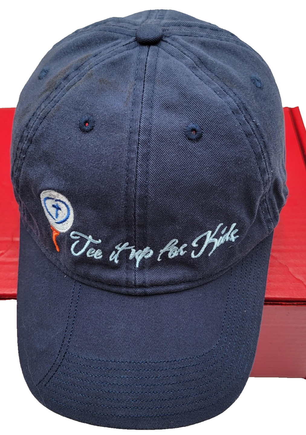 Tee It Up For Kids Hat Cap Strap Back Golf Charity Benchmark Embroidered Mens2