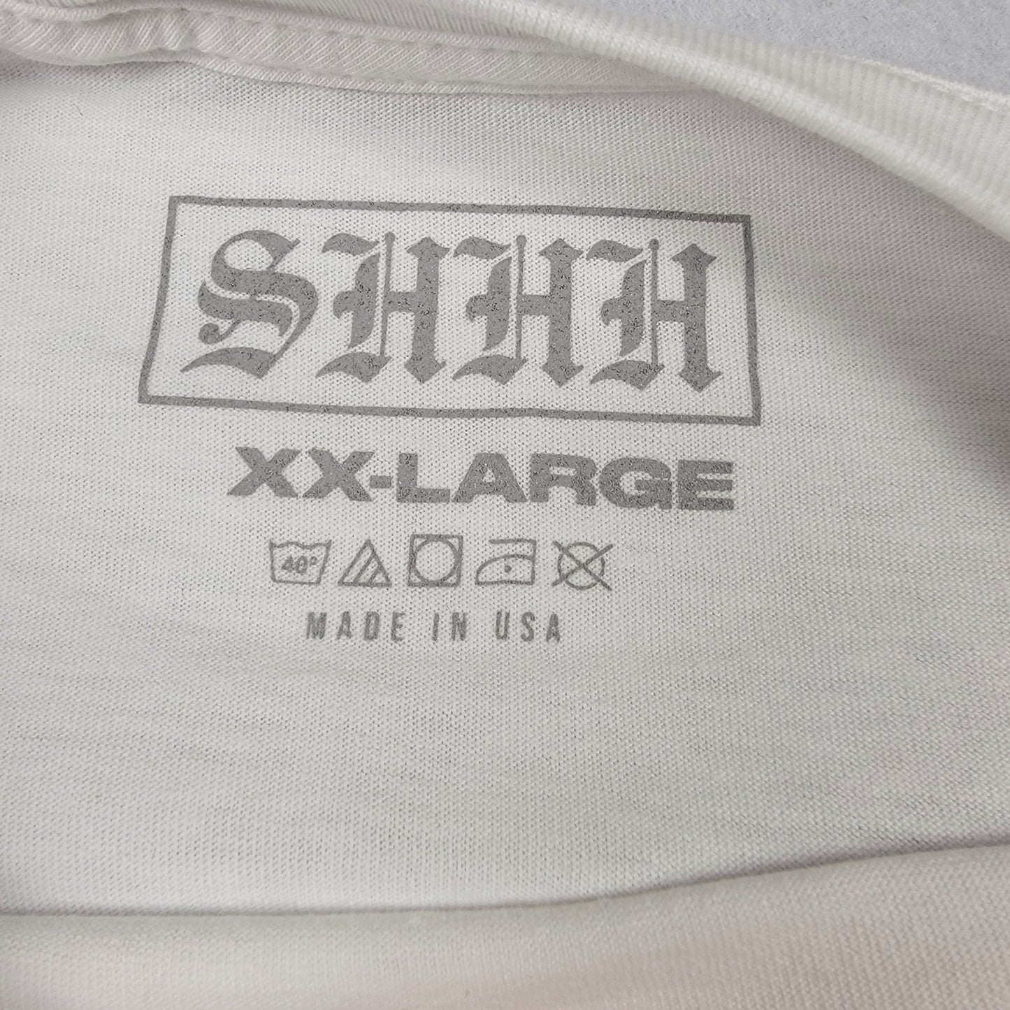 Bobby Shmurda SHHH 2XL Graphic Tee 2Pack Stop Snitching + Skull NEW 7273