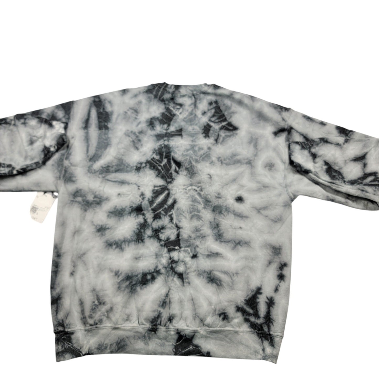 Forever 21 Sanrio Kuromi Tie Dye Sweatshirt Gray Black Hearts Large NWT