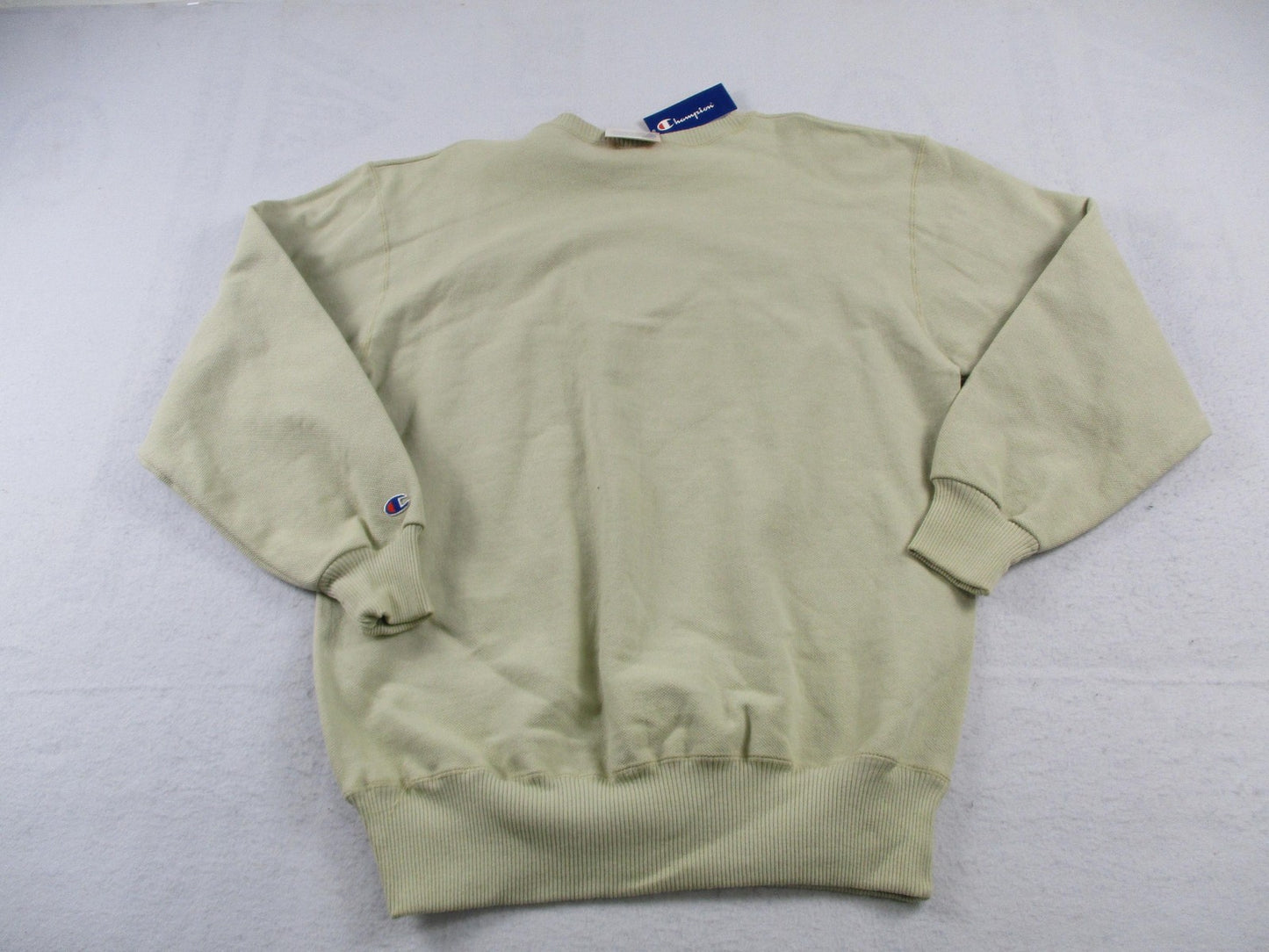Vintage Champion Sweatshirt Mens Large Beige USA Olympic Fleece Crewneck NWT10