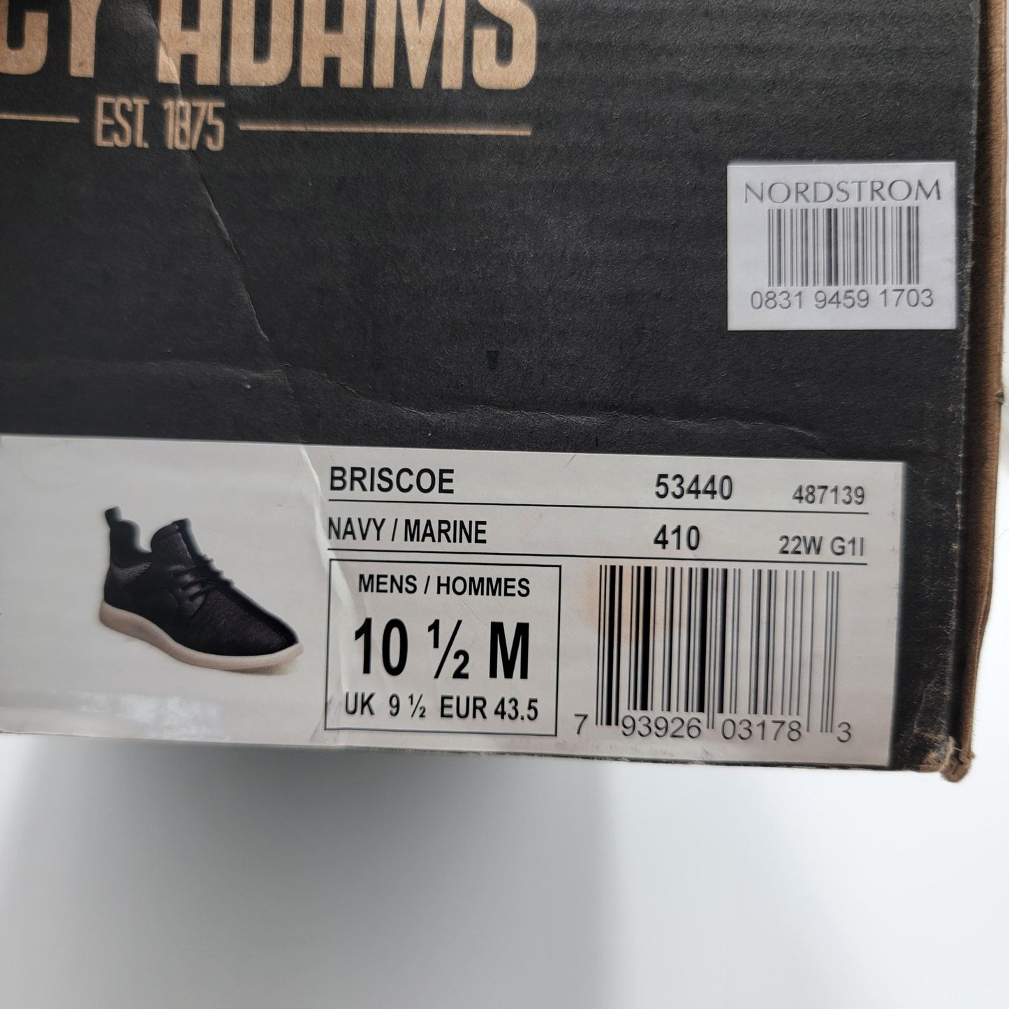 Stacy Adams Briscoe Shoes Mens Size 10.5 Leather Casual Comfort Sneakers8