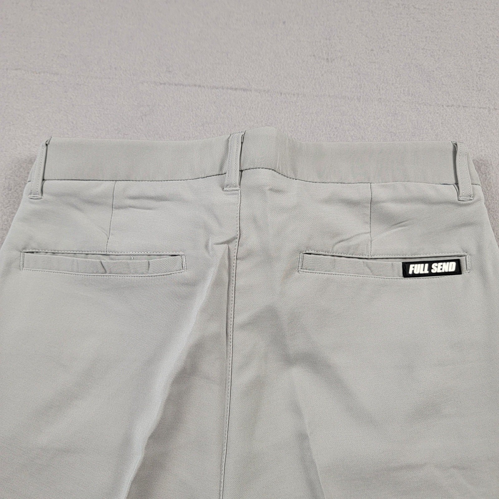Full Send Nelk Boys Cement Color Golf Pants Size Medium New5