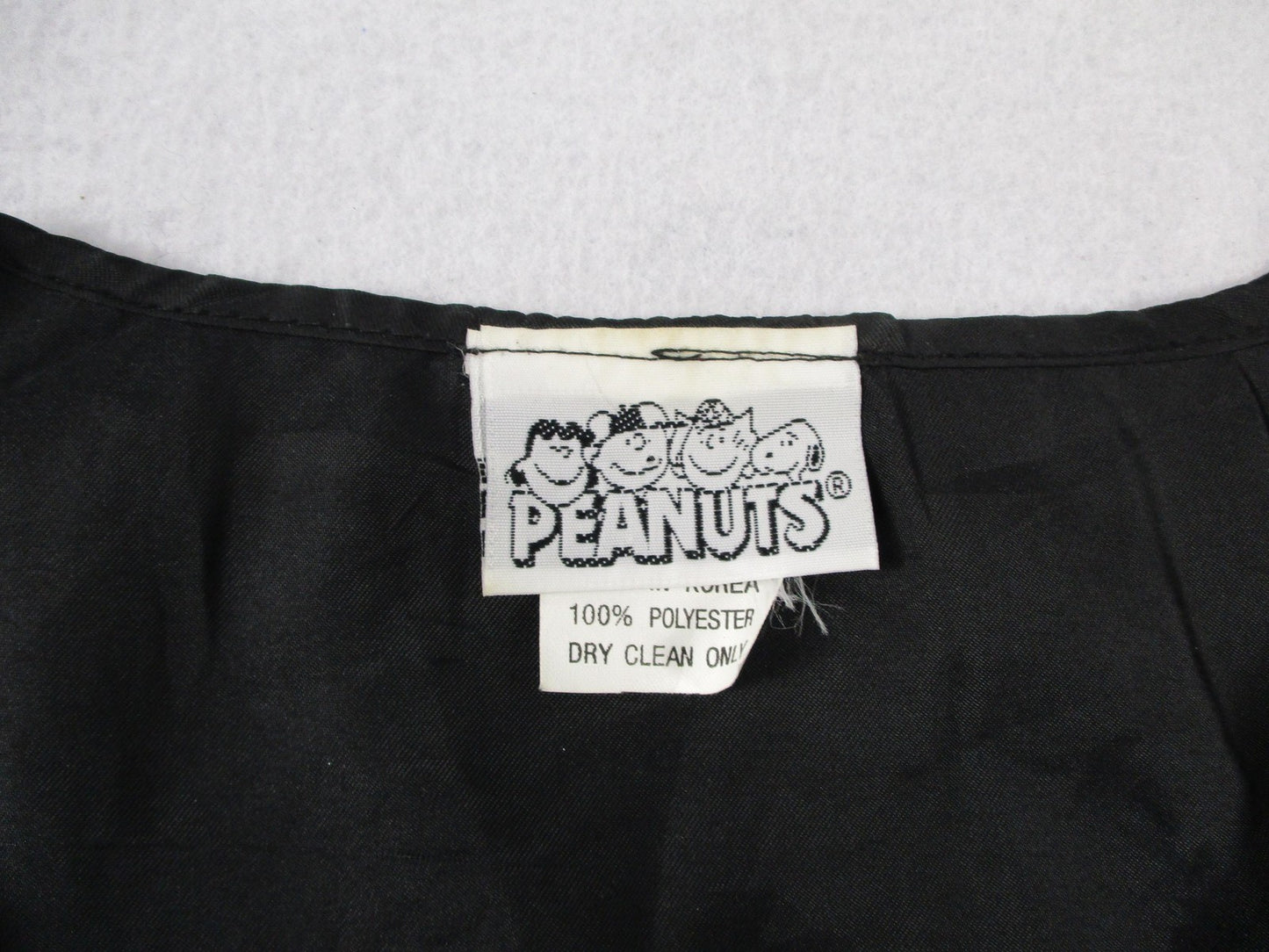 Peanuts Vest Mens Medium Multicolor Snoopy Cartoon Satin Button Front Graphic1
