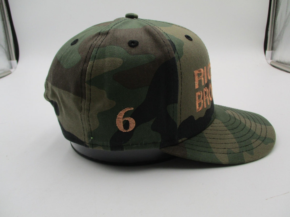 Rich Broke Boy Hat Cap Snap Back Mens One Size Green Camo New Era 9FIFTY Graphic8