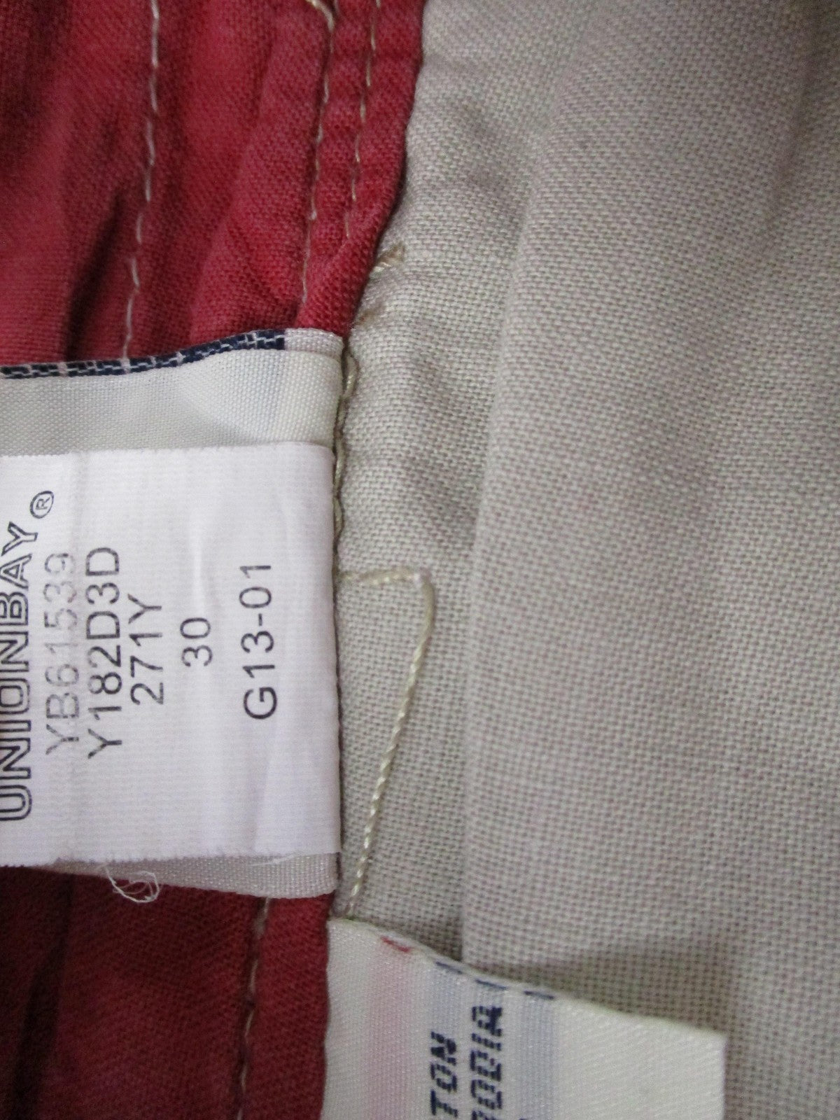 Unionbay Cargo Shorts Mens 30 White 11 Inseam Palm Tree Tropical Cotton Canvas6