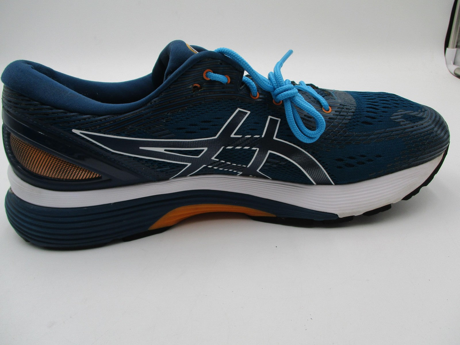 ASICS Gel-Nimbus 21 Shoes Mens Size 11.5 Blue Running Athletic Sneakers 1011A1697