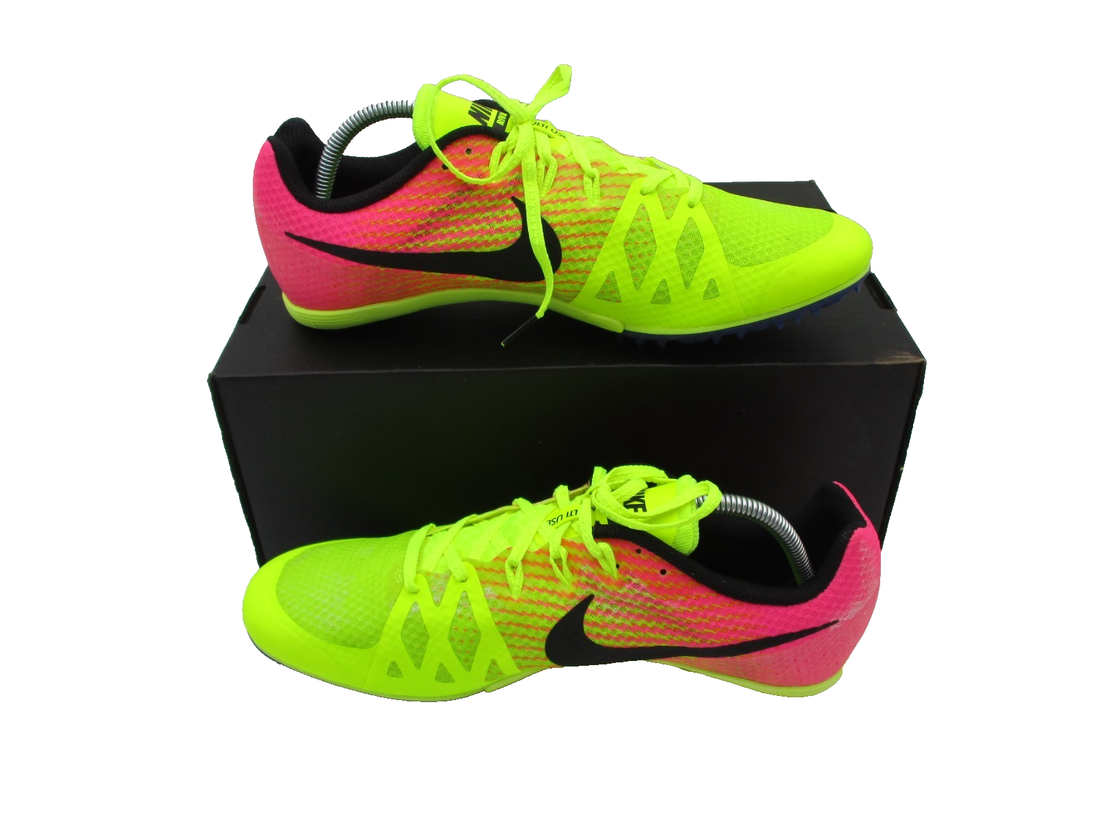 Nike Zoom Rival M 8 Track Spikes Volt Pink Black Men’s Size 11 806555999 (1L8)3
