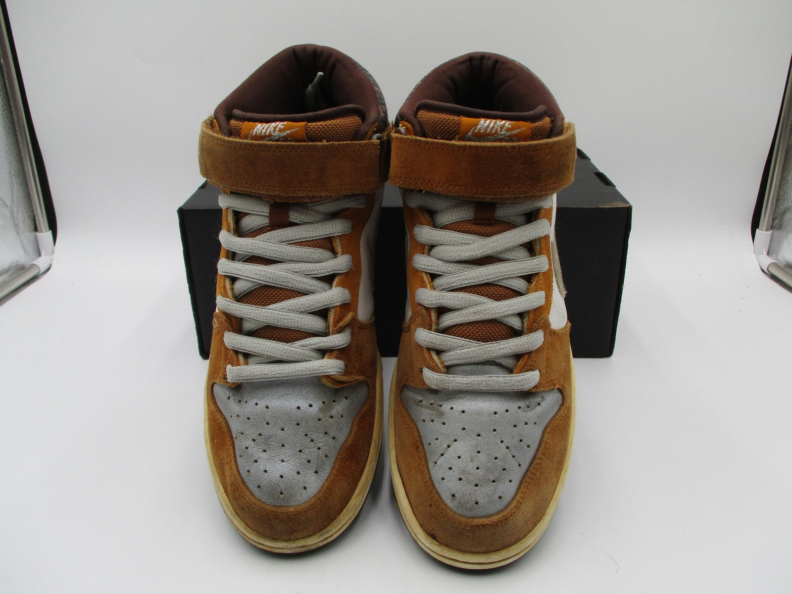 Vintage Nike Dunk Mid Pro SB 'Fender Bass' Sz 10 314383 102 Skate 2000s 1G24