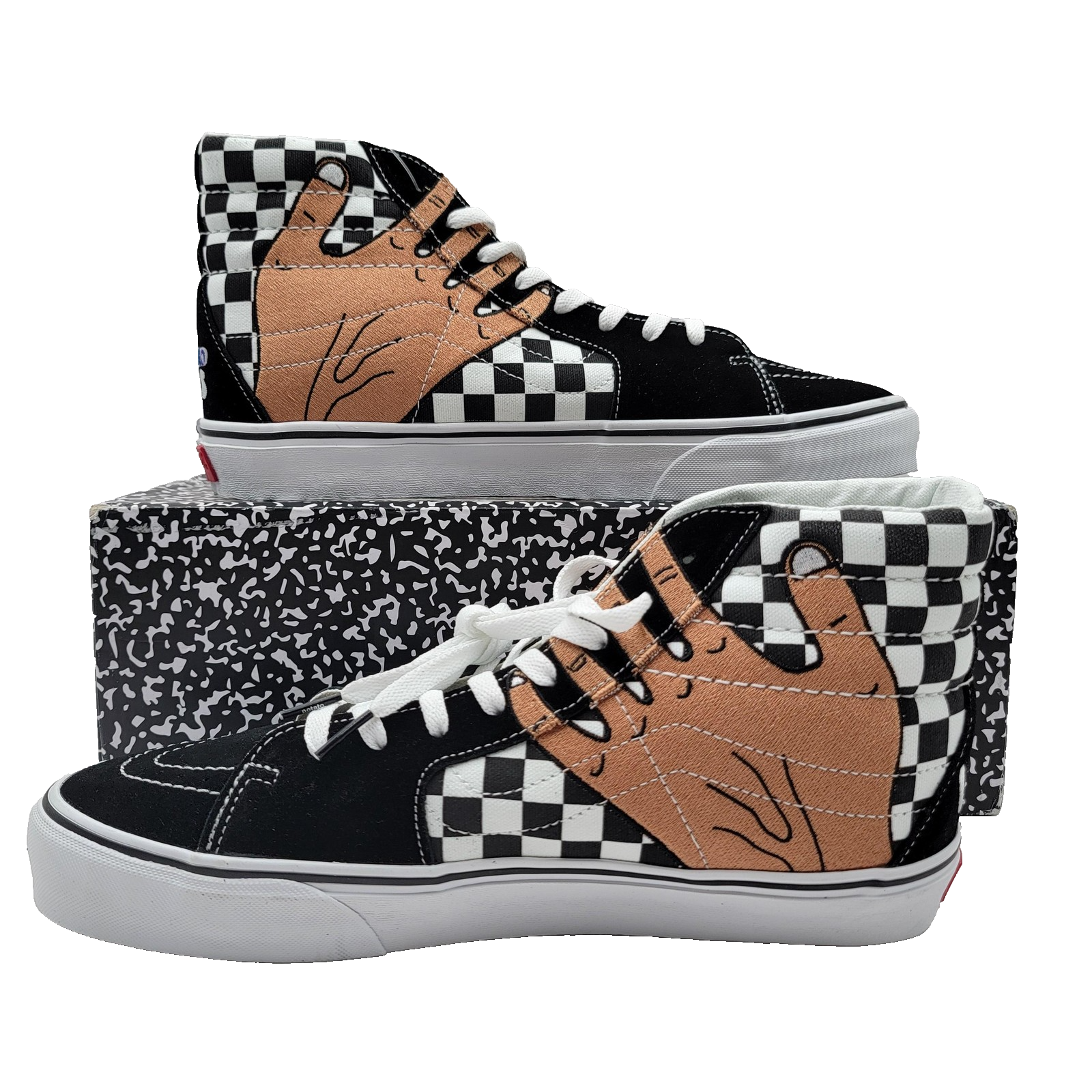 Vans Sk8Hi Vr3 Lx Shoes Mens Size 11 Checkerboard Potato Hand Vault EcoCush1