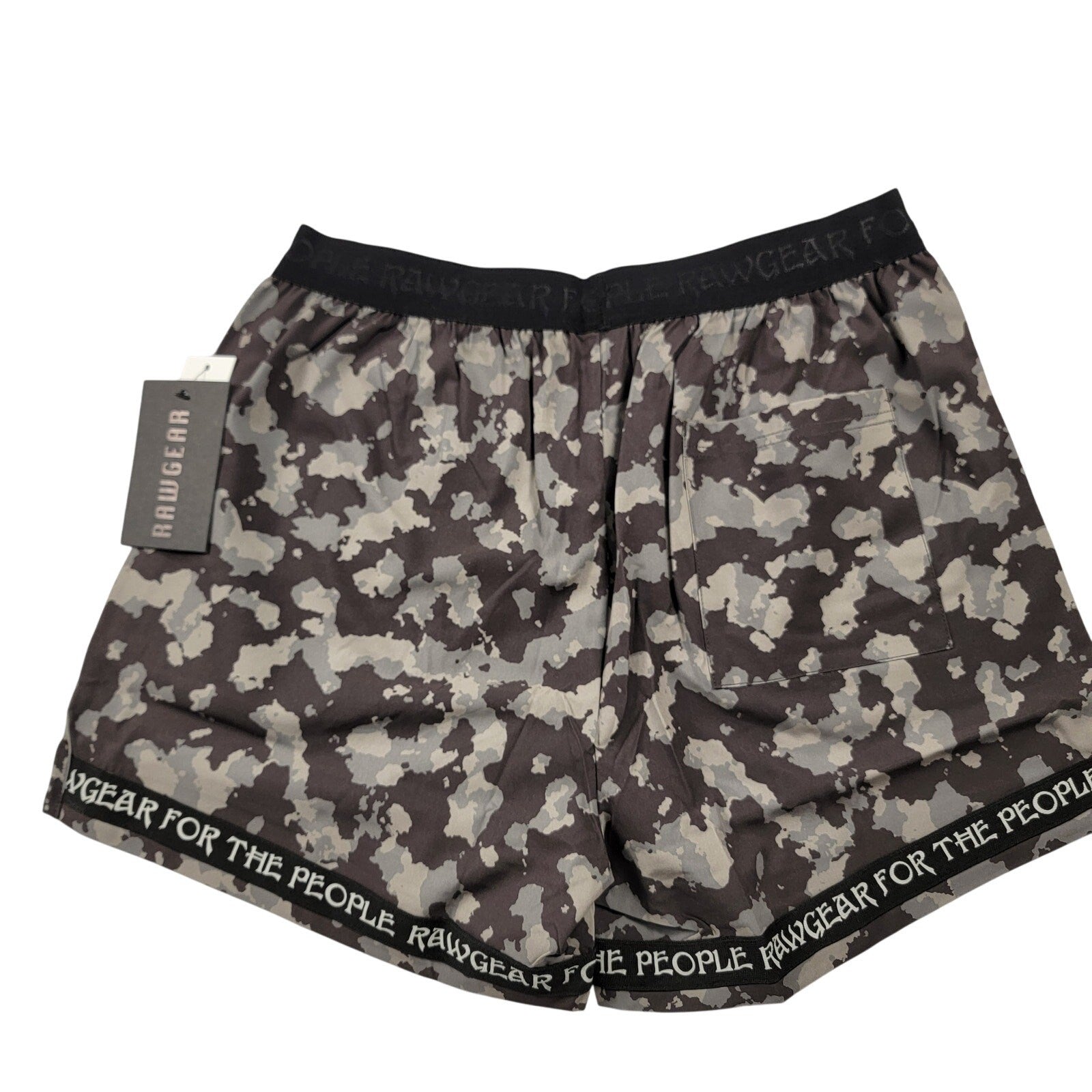 RawGear Eternal Life Shorts White Camo Size Small Athletic Gym Training NWT1