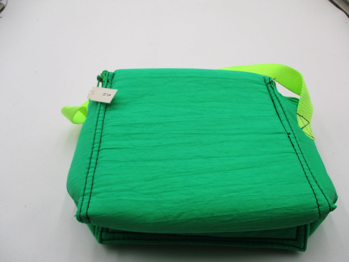 Surf Rags Green Toiletry Bag Neon Strap Travel Makeup Shaving Case Unisex Zip1